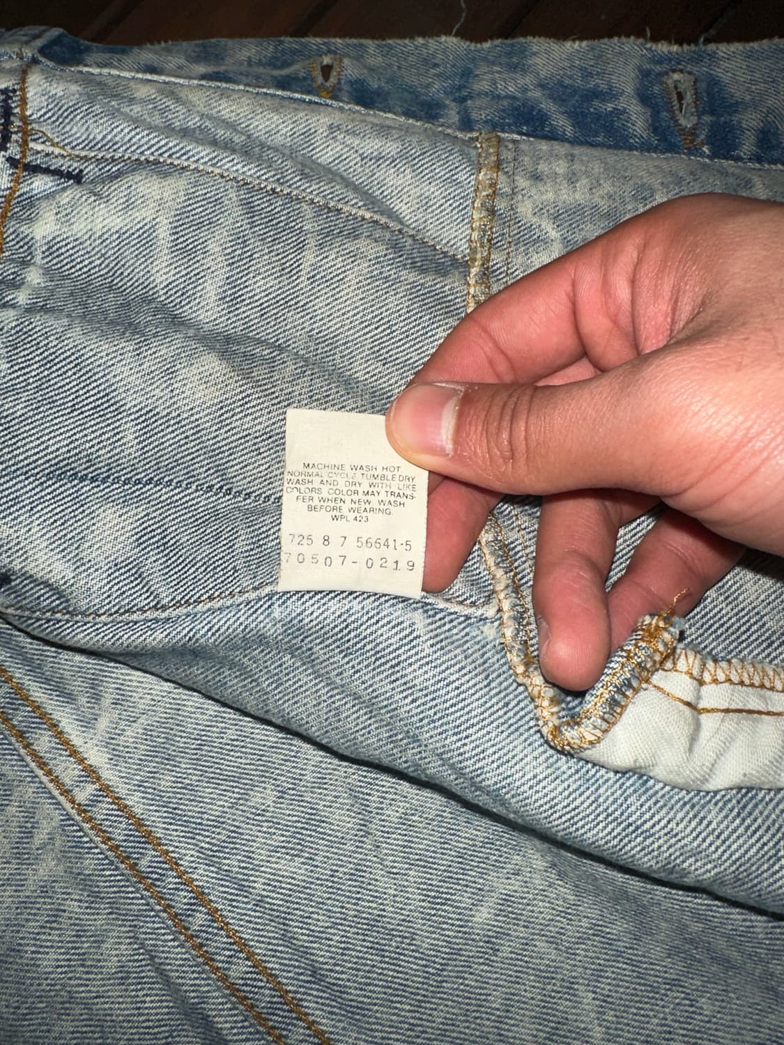 LEVI’S denim 70507 - 0219 TRJK 상품이미지9