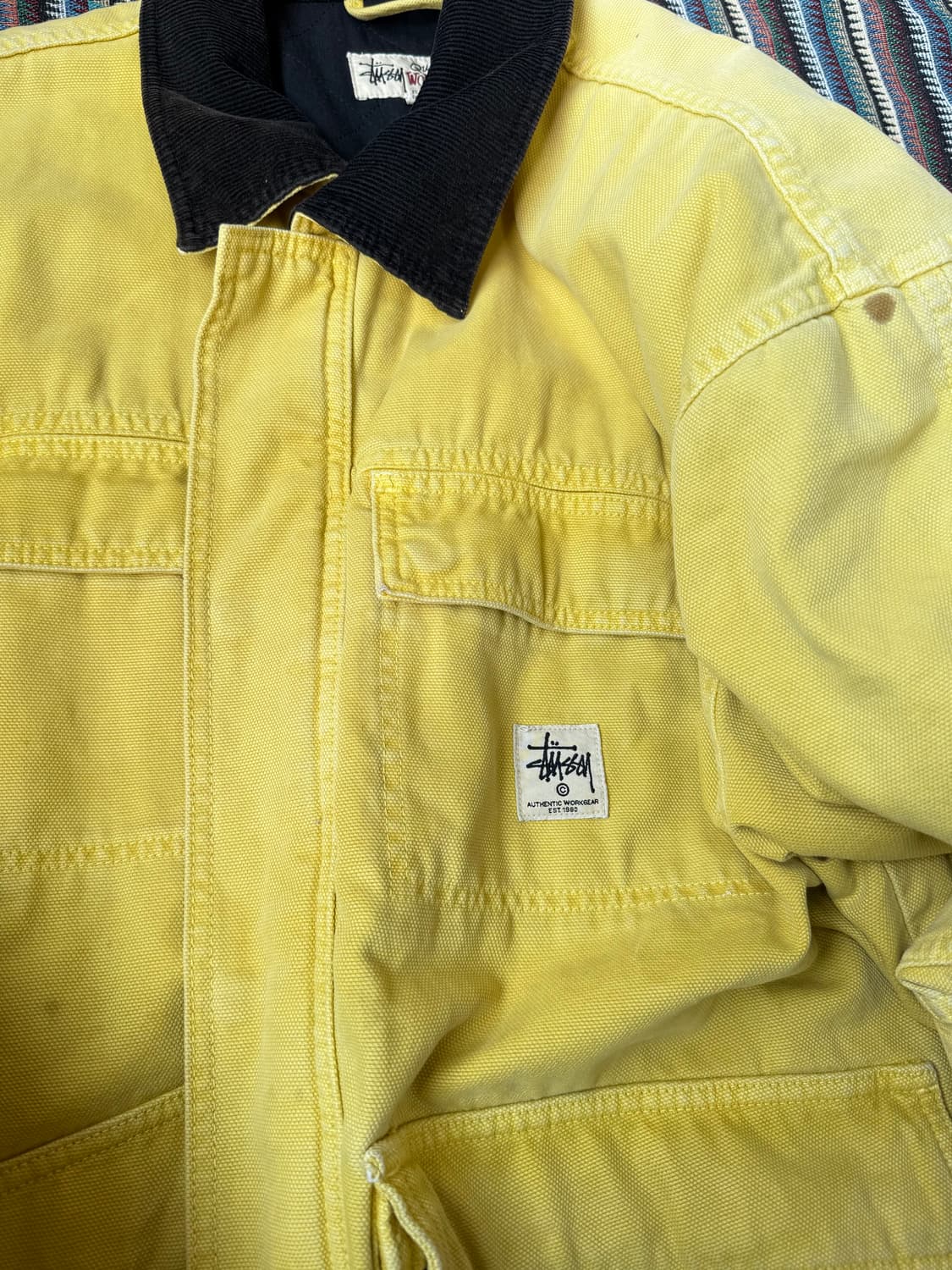 스투시 워시드 캔버스 워크 자켓 상품이미지6