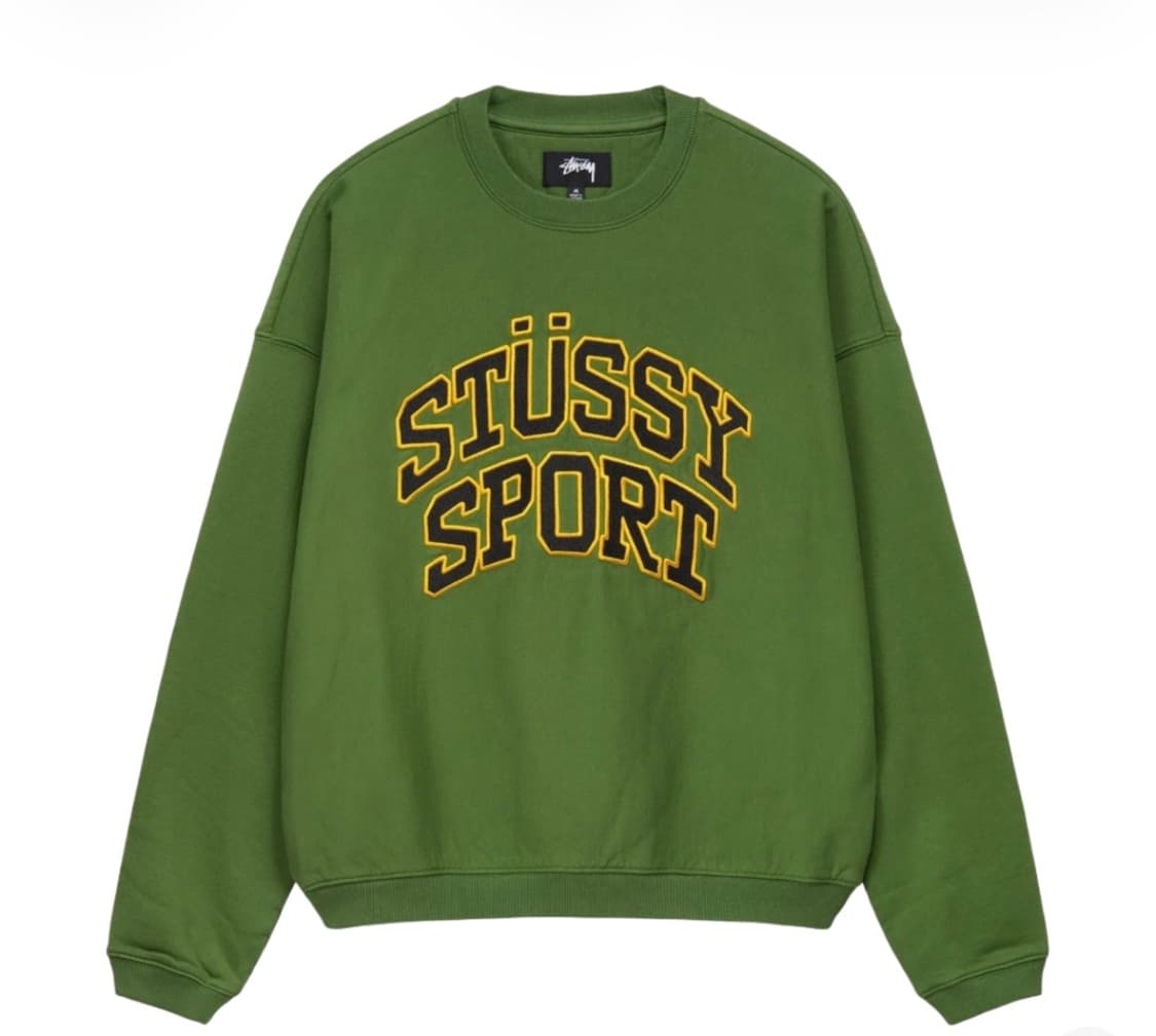 [XL]스투시 재팬 릴렉스드 오버사이즈 크루넥 그린 스투시 스포츠 상품이미지8