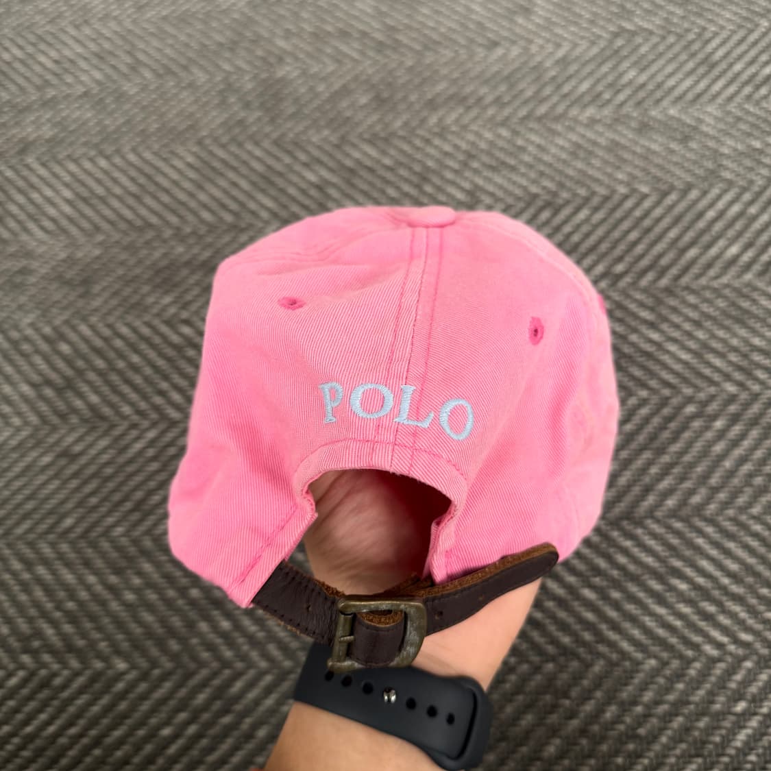폴로 랄프로렌 핑크 볼캡 모자 (OS) 상품이미지2