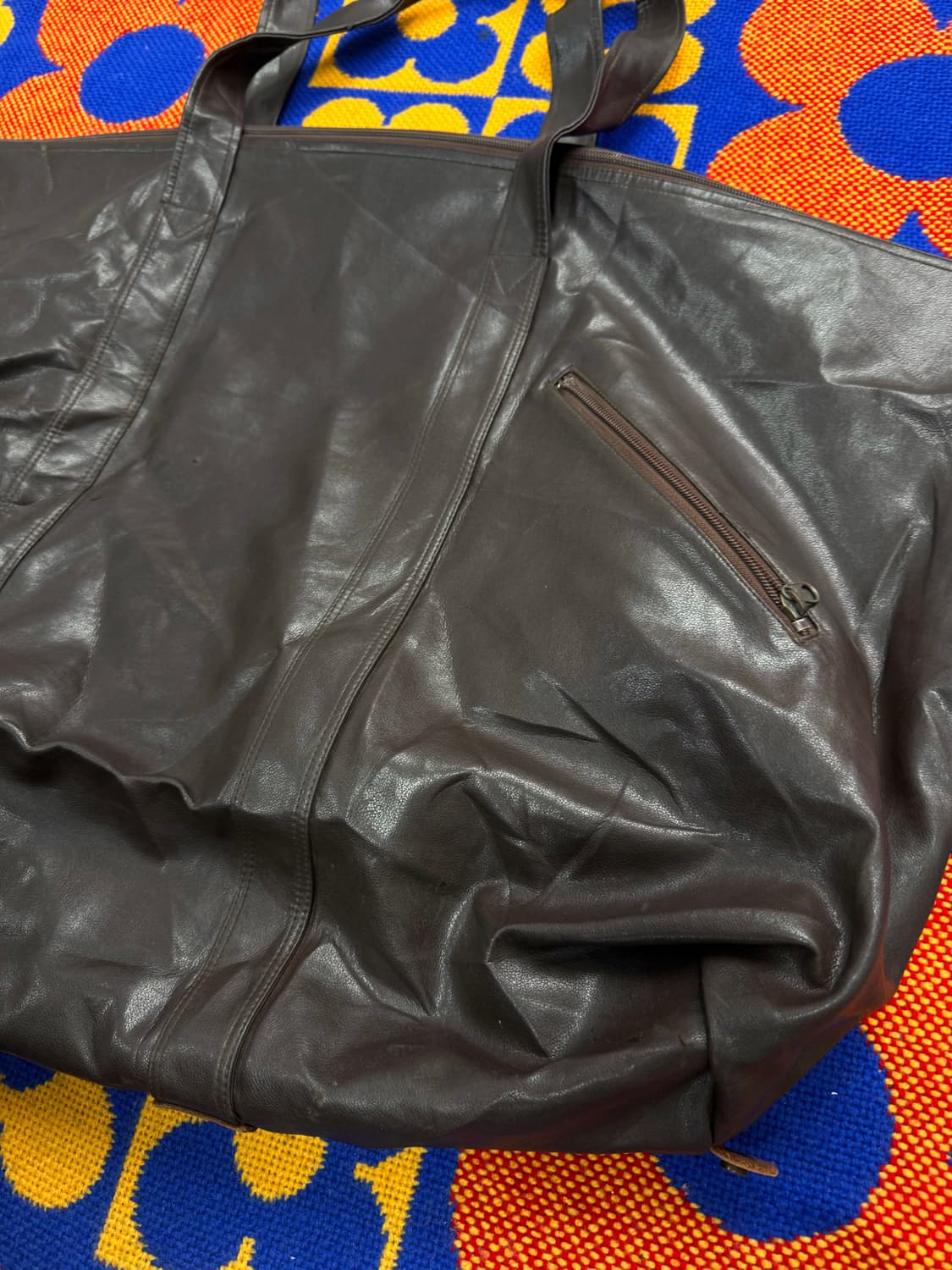 빈티지 레더 보스턴 백 상품이미지4