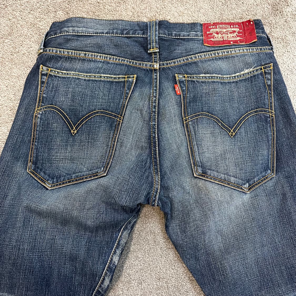 리바이스505 레귤러 스트레이트 빈티지 데님(34) 상품이미지8