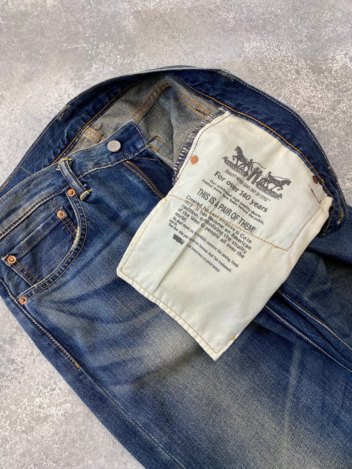 [32] Levi's 505 리바이스 레귤러 핏 데님팬츠 상품이미지9