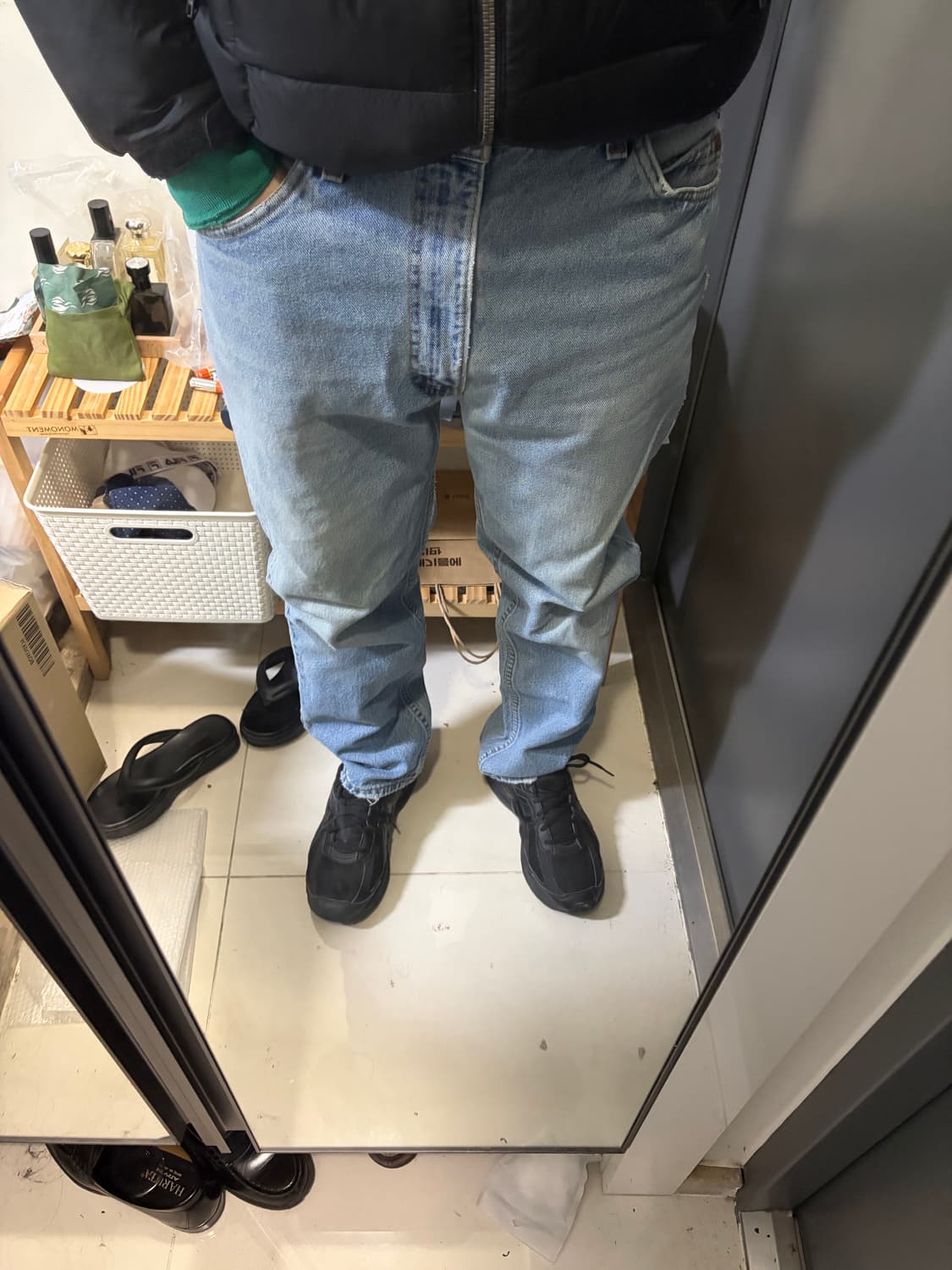 USA 리바이스 505 오렌지탭 데님 팬츠 상품이미지7