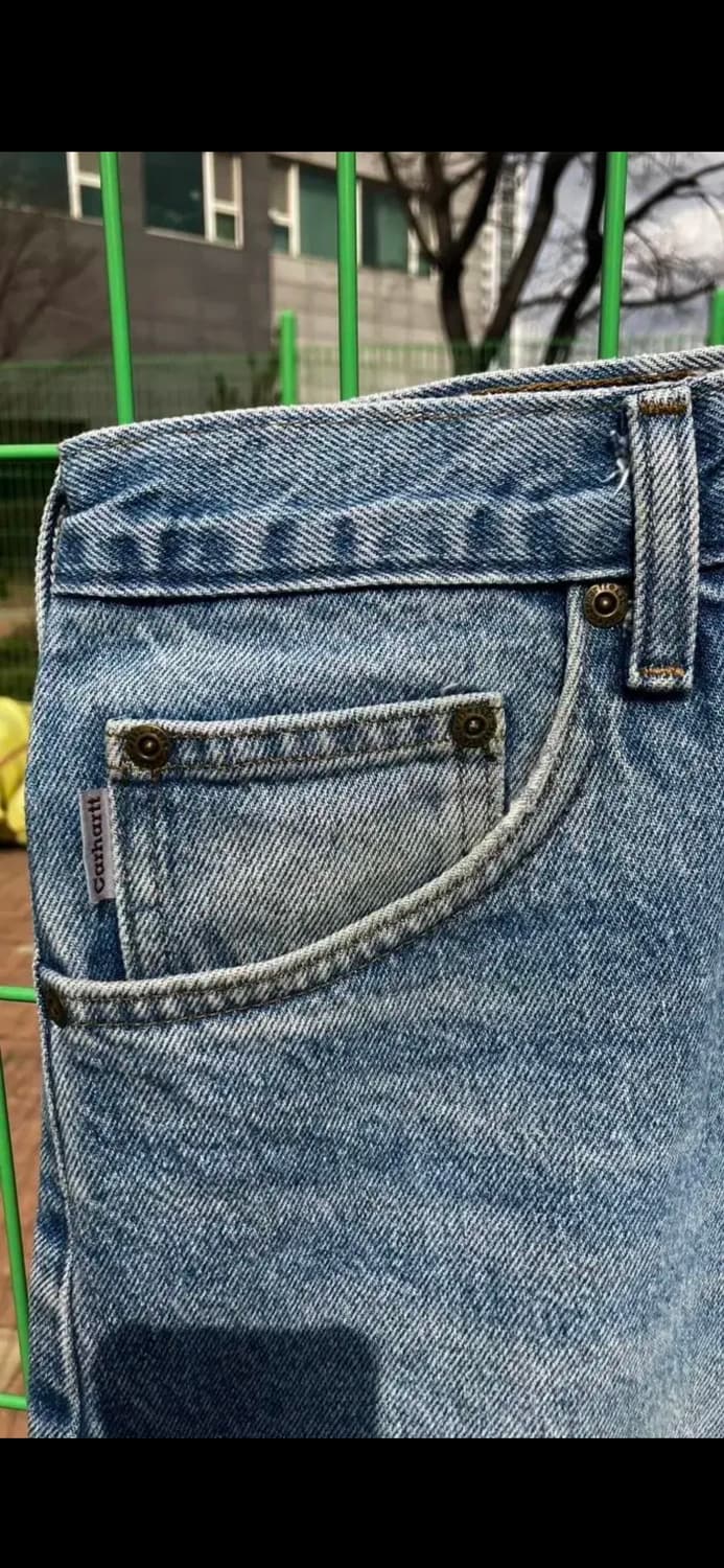 [44x30] 칼하트 데님 워크 팬츠 B17 STW 상품이미지4