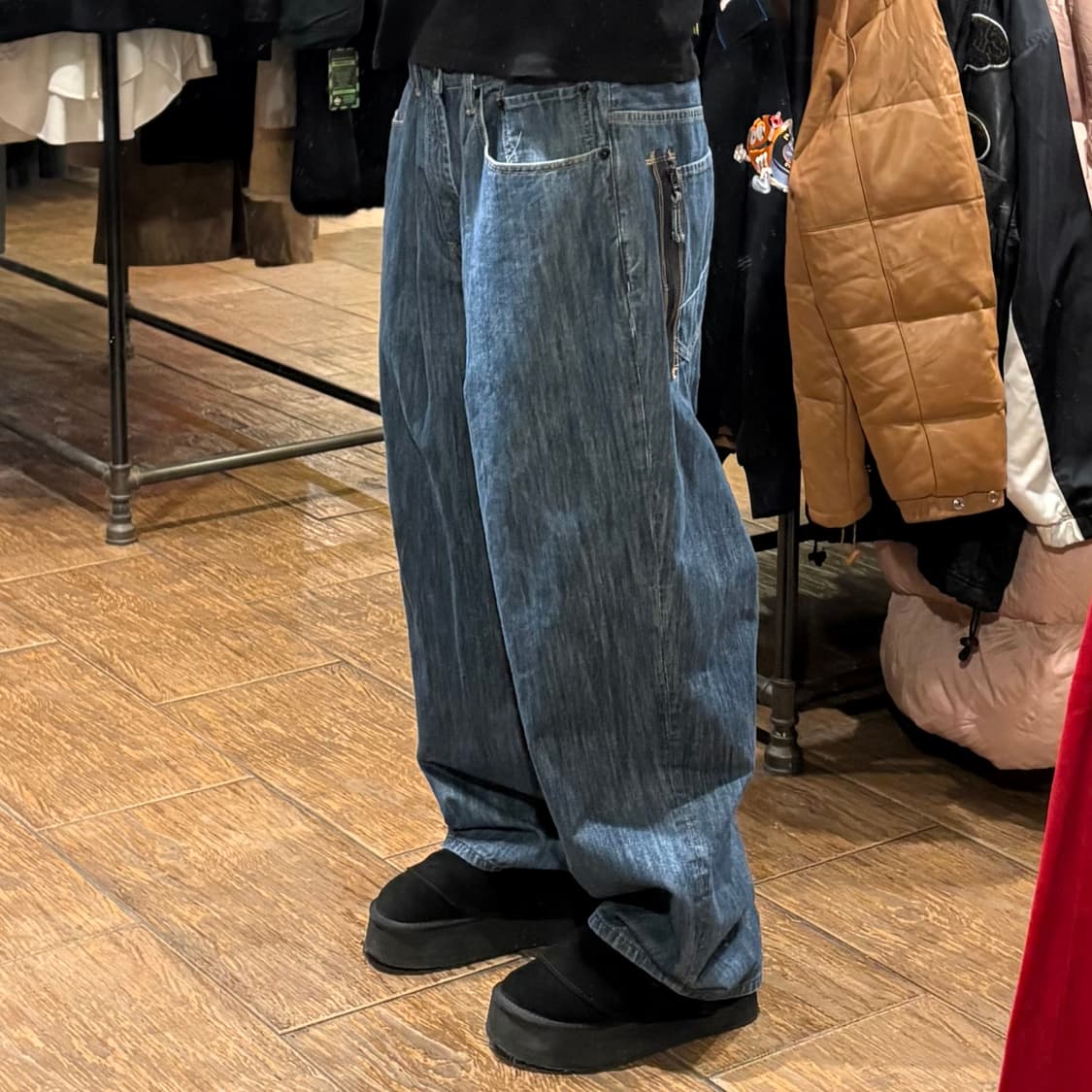 [HI] VTG 생지워싱 와이드팬츠 상품이미지3