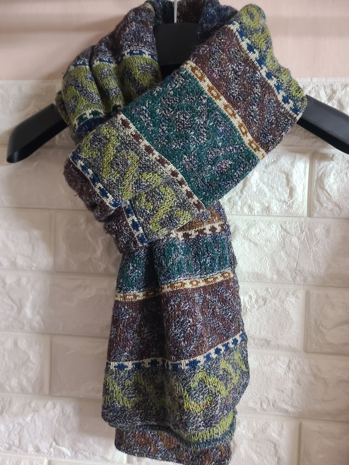 미쏘니 스포츠 빈티지 니트 머플러 상품이미지1