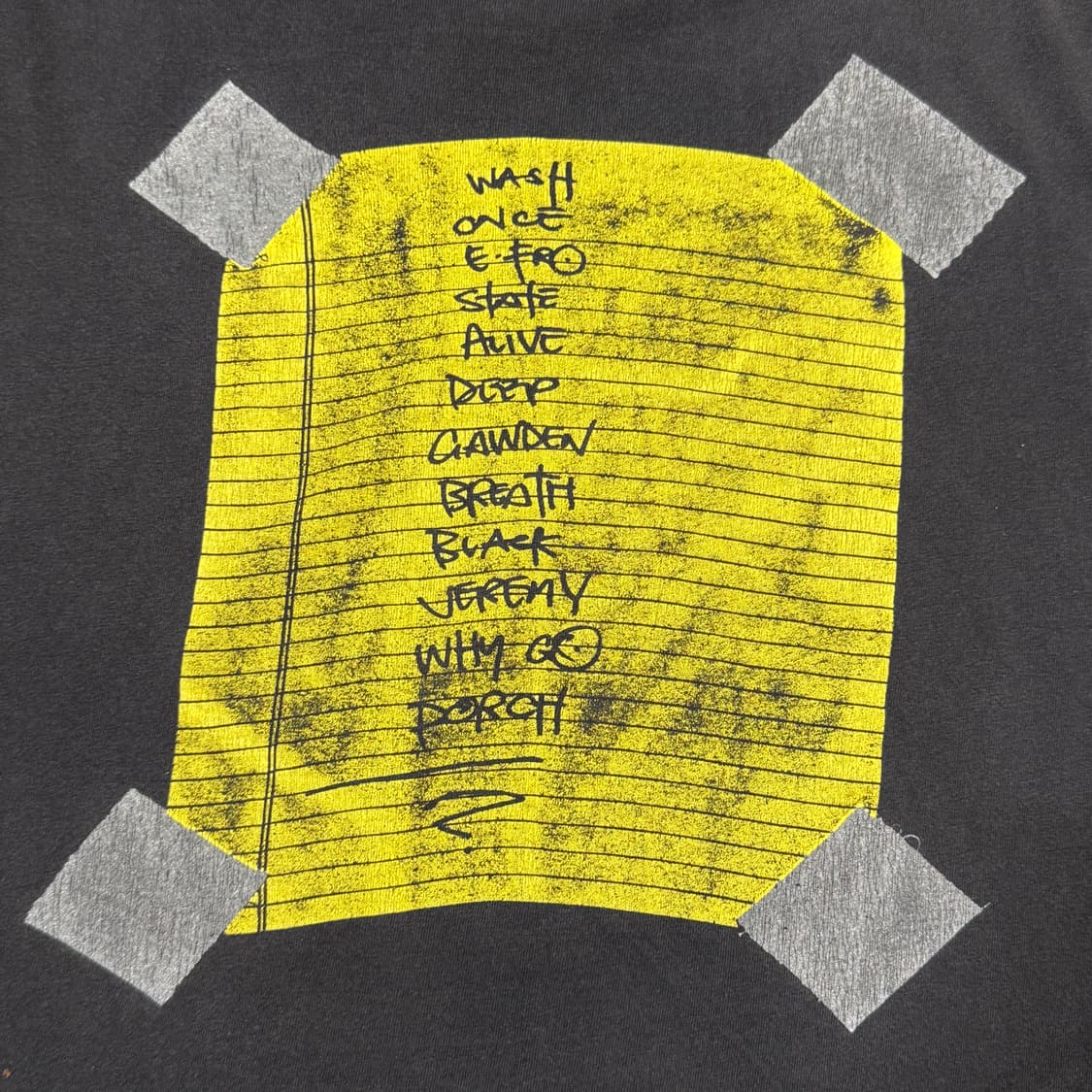빈티지 90s 펄잼 Pearl Jam alive 투어 밴드티 상품이미지4