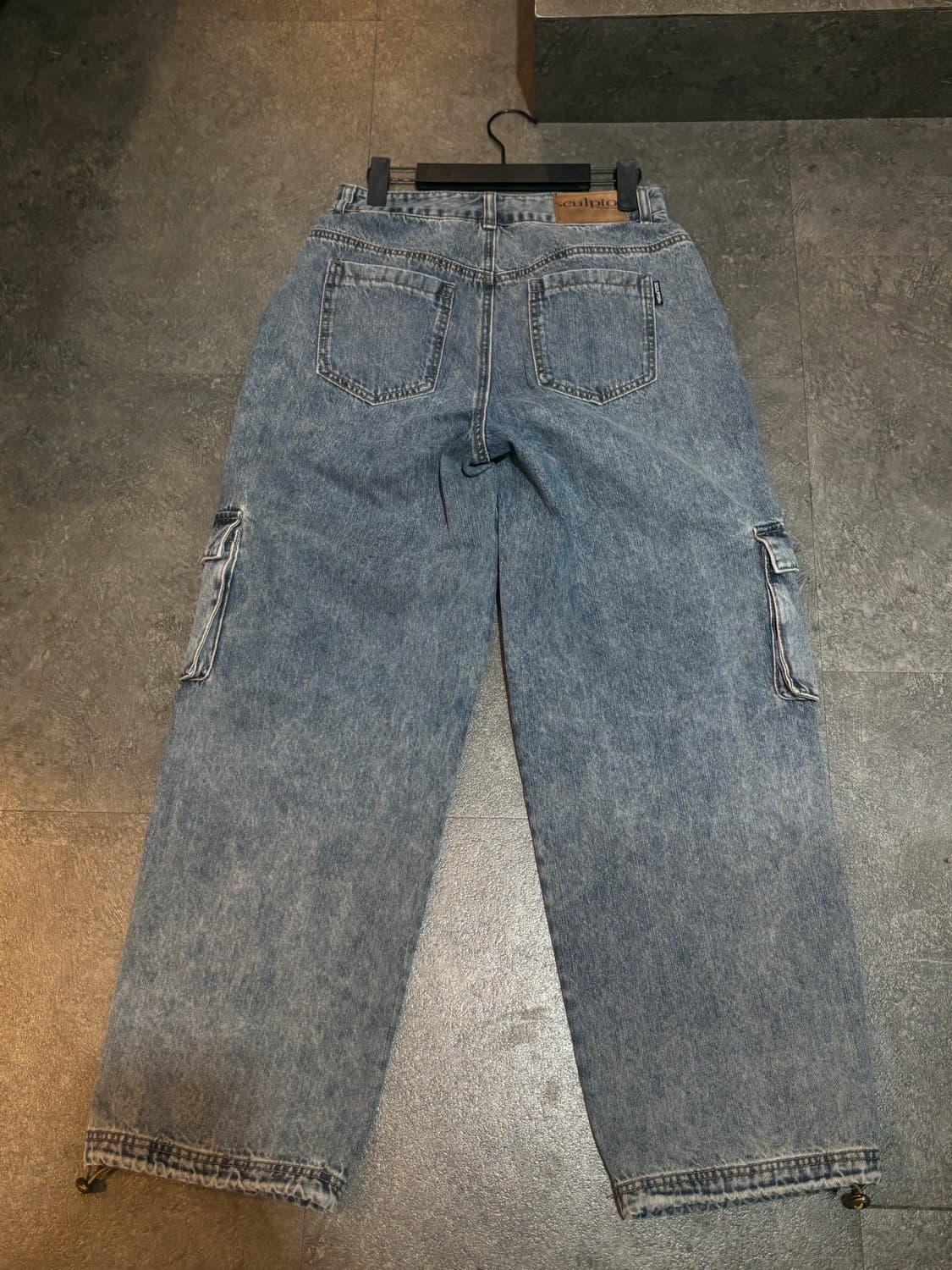스컬프터 데님 카고 팬츠 바지 S사이즈 상품이미지3