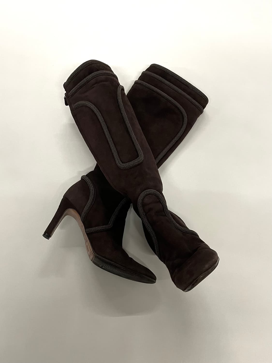 로에베 컬렉션 램스 스웨이드 롱부츠 상품이미지3