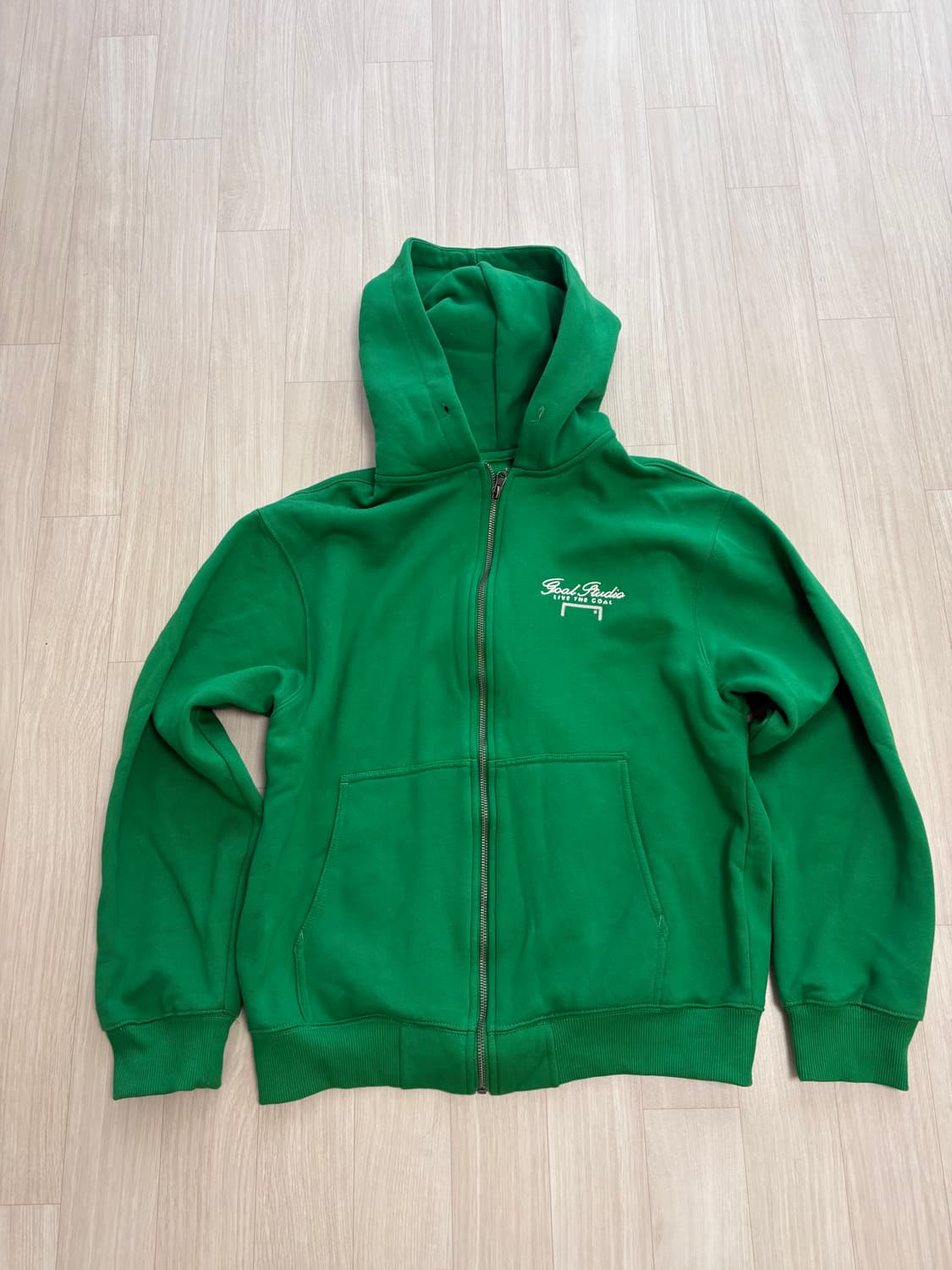 골스튜디오 베이직 후드 집업 상품이미지1