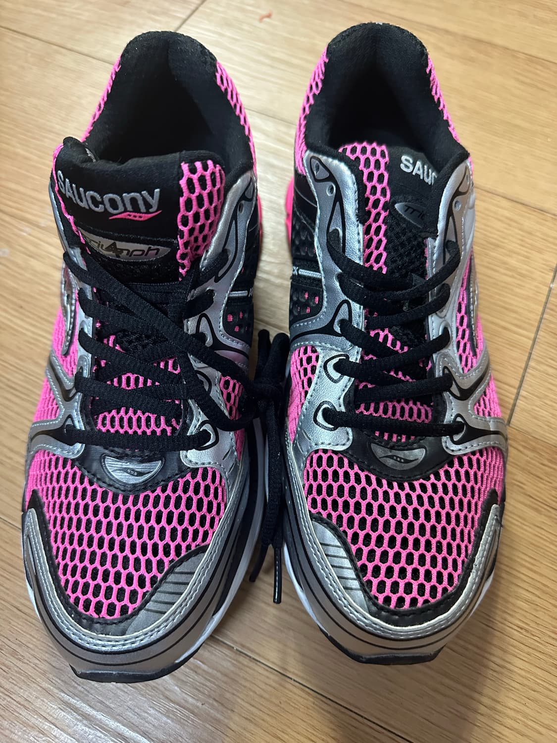 255 서코니 써코니 saucony 프로그리드 핑크 실버 러닝화 스니커즈 상품이미지5