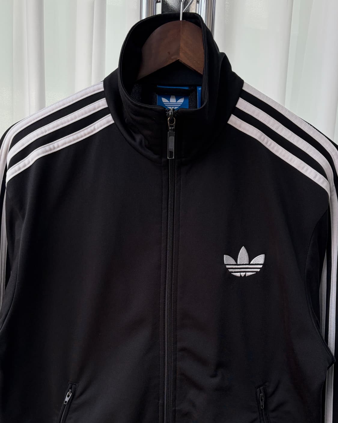 [M]아디다스 구형 파이어버드 블랙 트랙탑 져지 상품이미지4