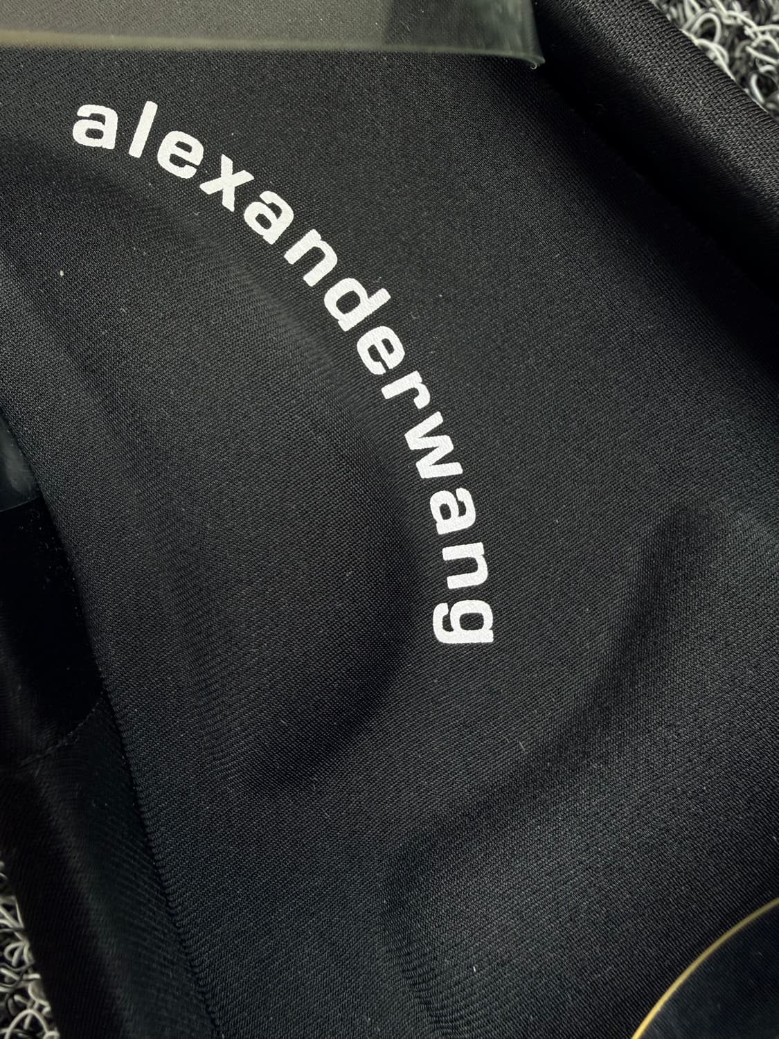 알렉산더 왕(alexanderwang) 크리스탈 로고 투명 스트랩 플랫폼 상품이미지5