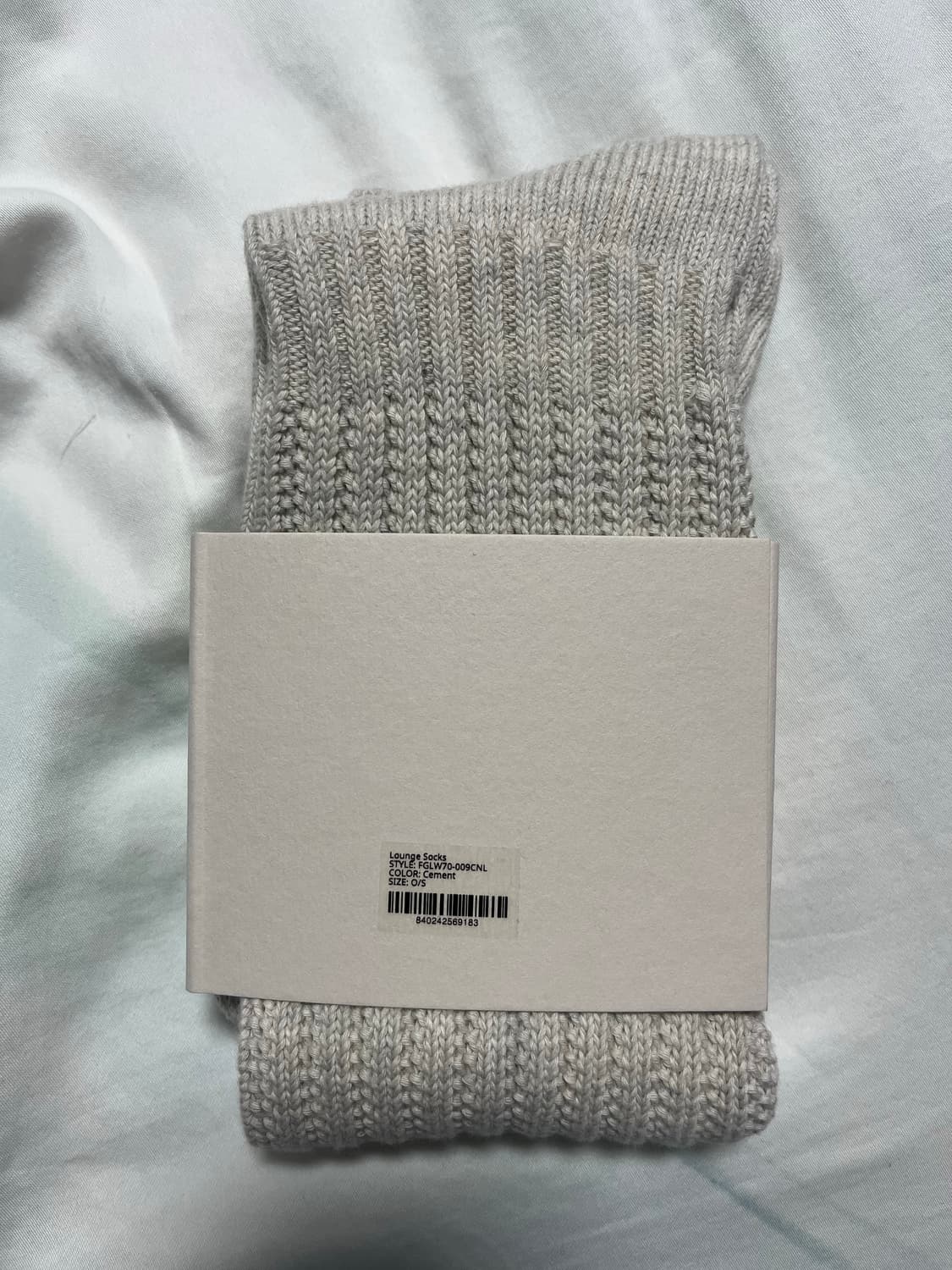 Fear of god lounge sock, cement (23FW) 상품이미지6