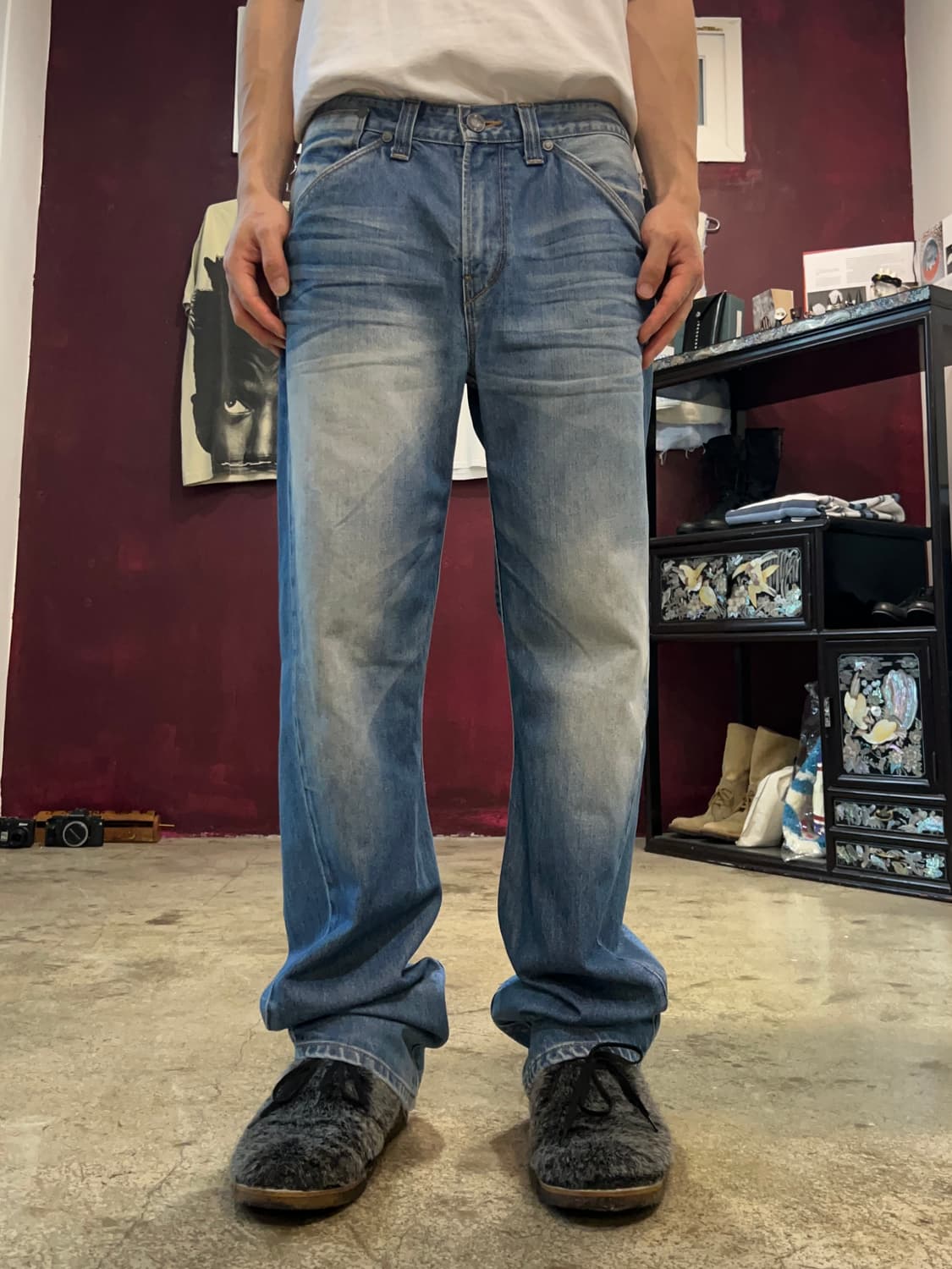 Levis (리바이스) 엔지니어드 커브드 데님 팬츠 상품이미지1