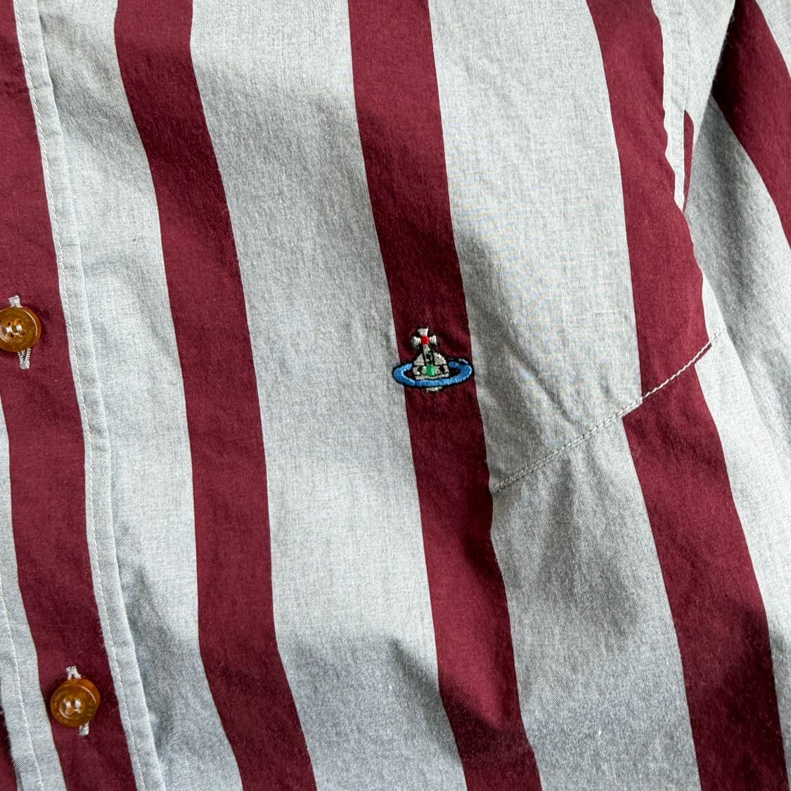 비비안 웨스트우드 맨 스트라이프 셔츠 상품이미지4