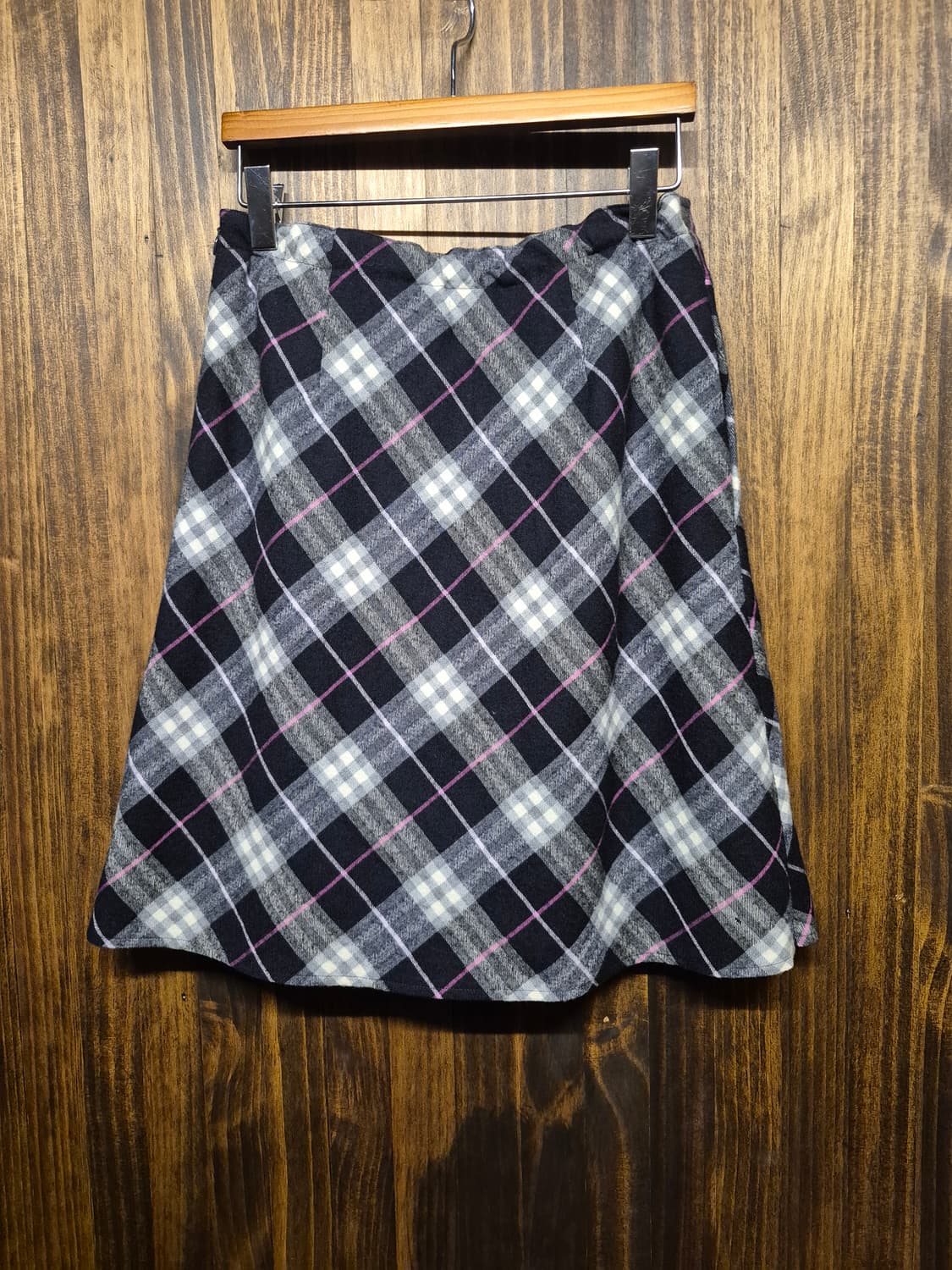 BURBERRY PINK CHECK SKIRT  상품이미지3