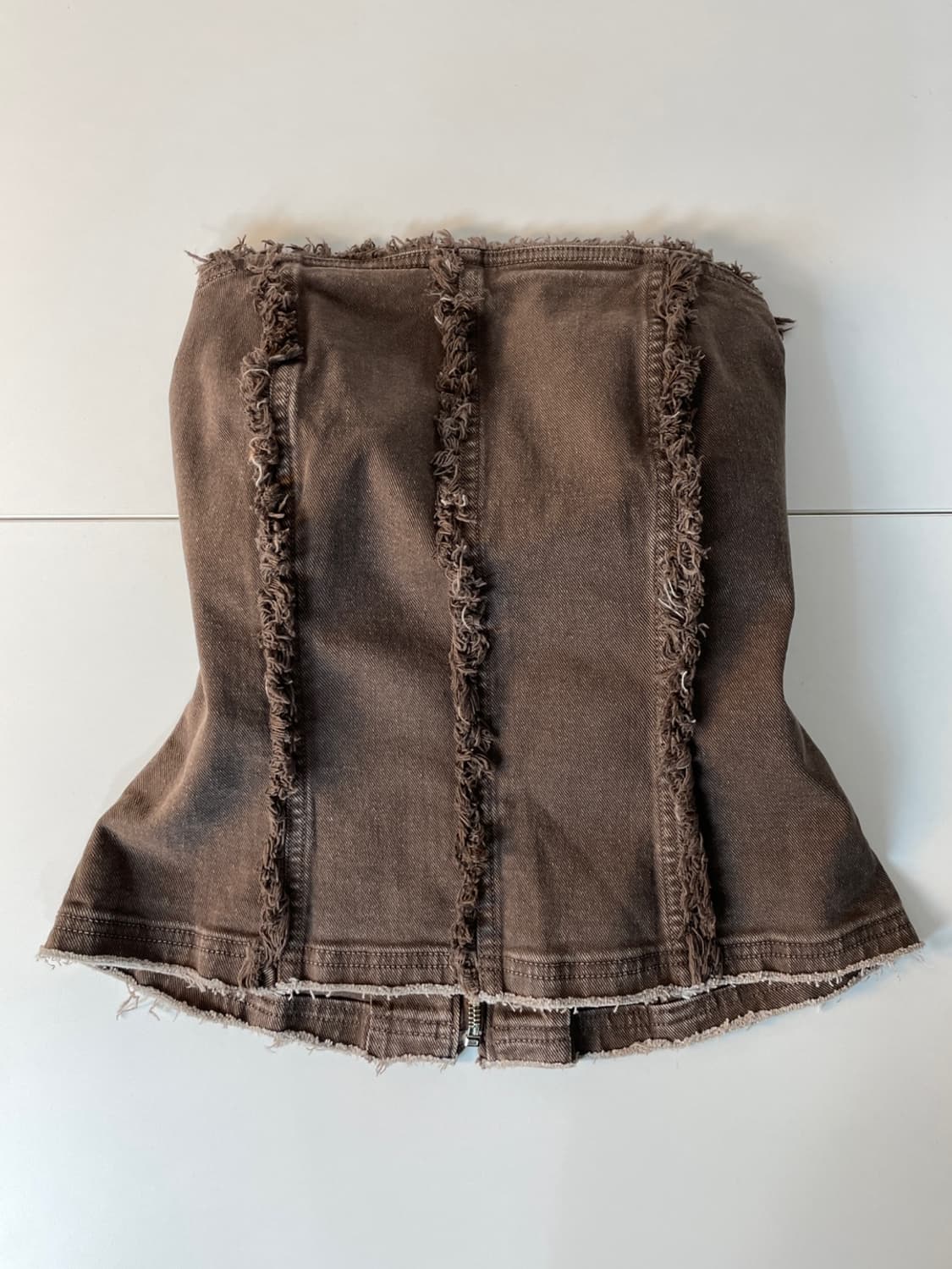 더오픈프로덕트 데님 튜브 탑 상품이미지2