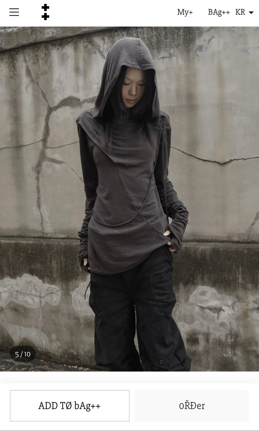 하르테올뎀 Hooded Fract Sleeve 상품이미지5