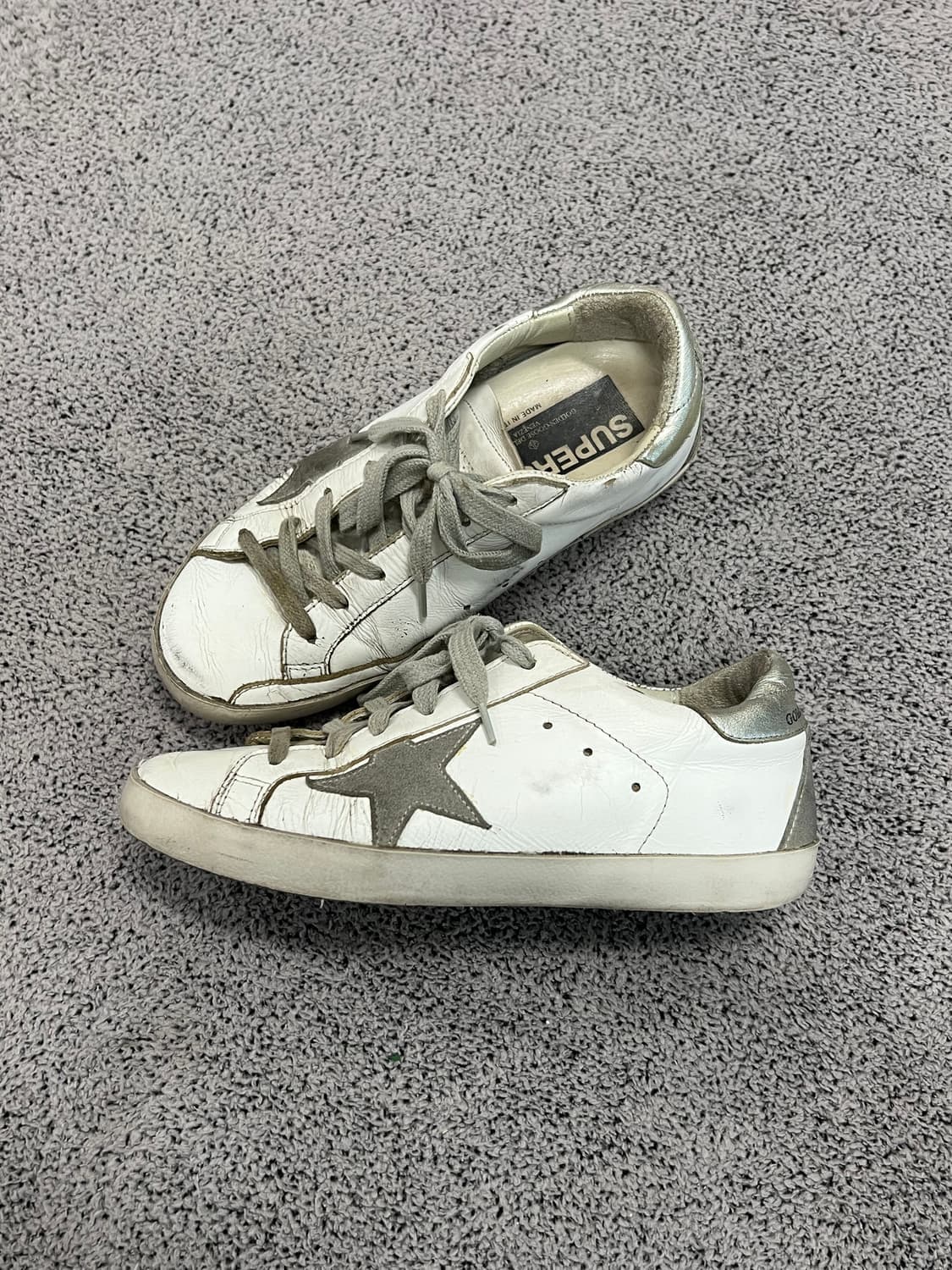 (35) 골든구스 슈퍼스타 실버/화이트 상품이미지2