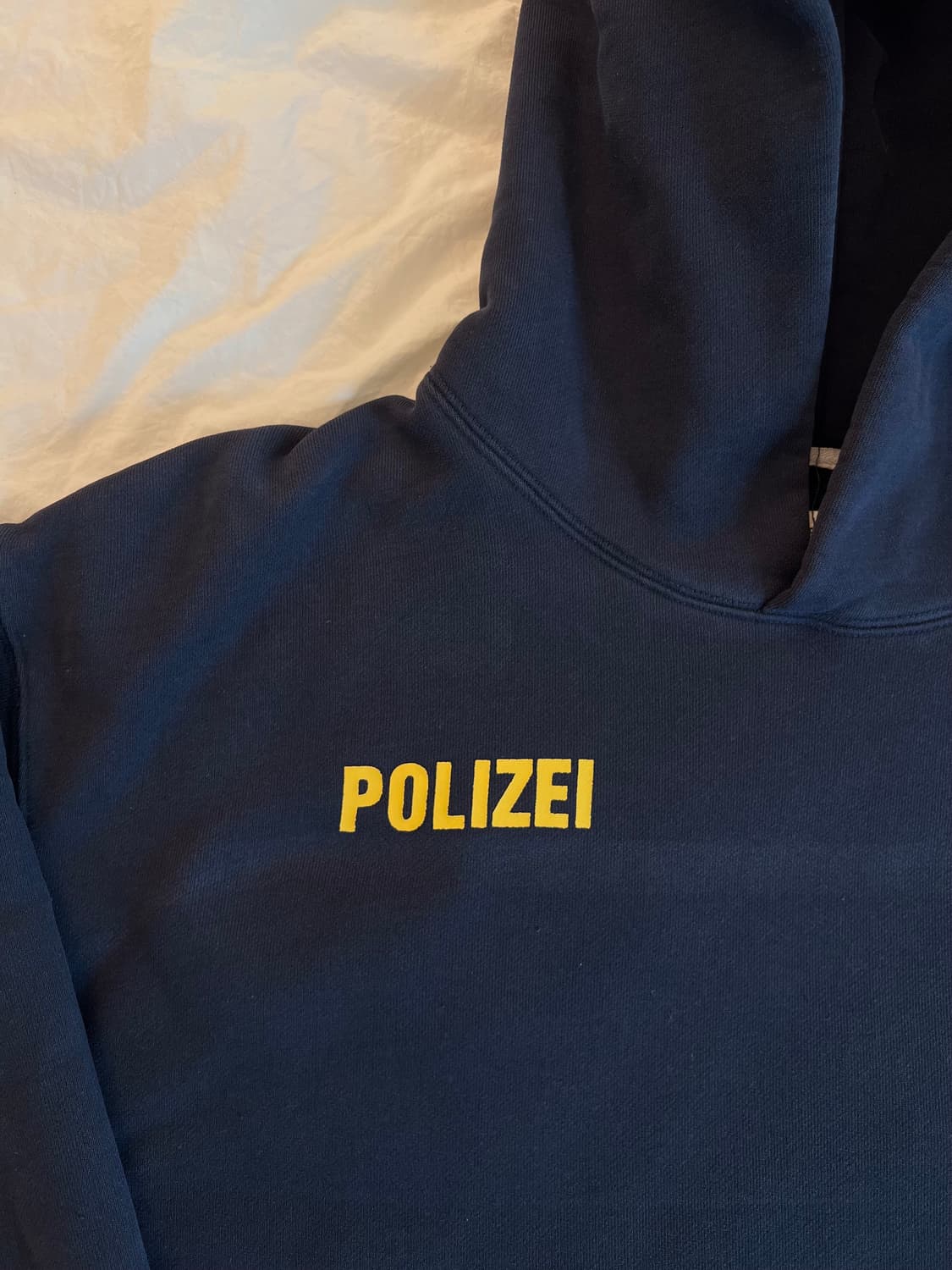 polizei 빈티지 후드티 네이비 상품이미지3