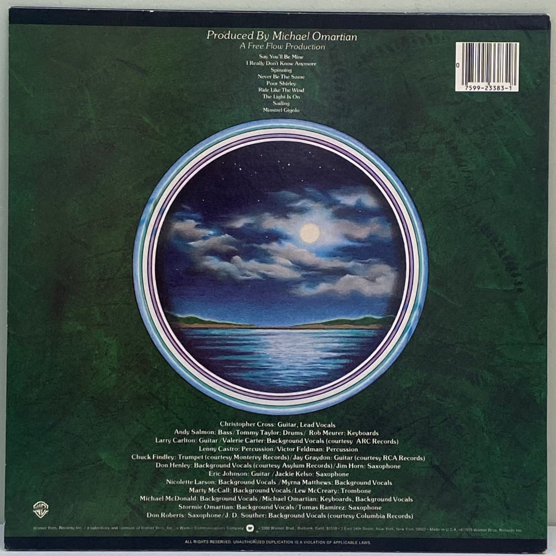 (LP) Christopher Cross-Christopher Cross 상품이미지2