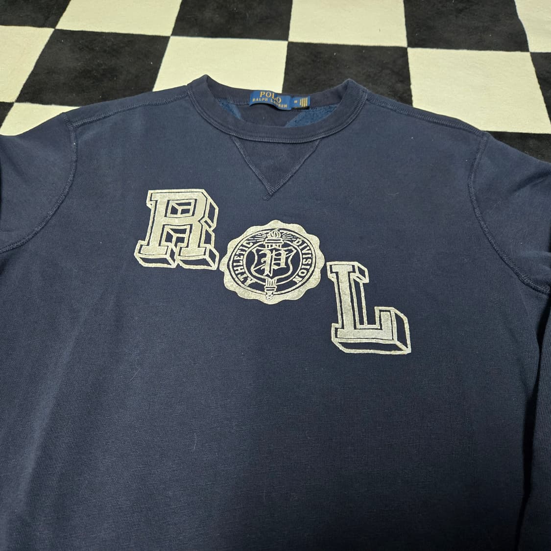 M 폴로랄프로렌 RL 피그먼트 스웻셔츠 네이비 상품이미지2