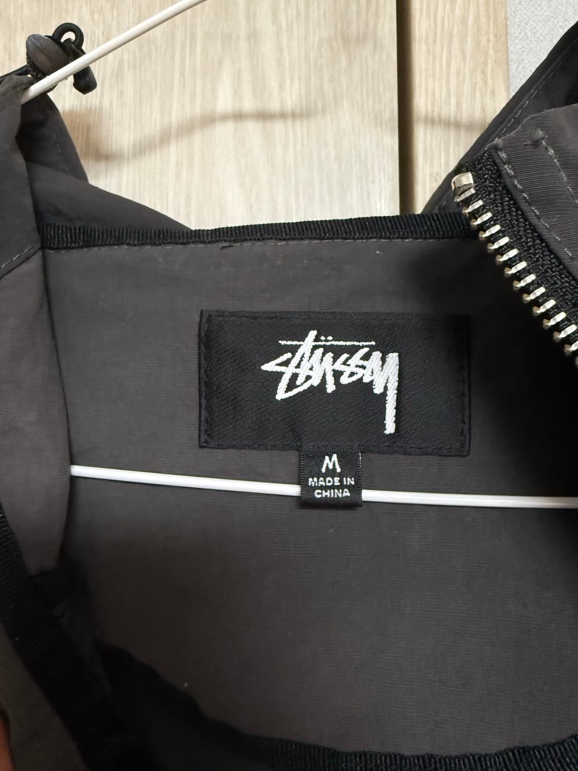 스투시 웨이브 다이 비치 쉘 자켓 블랙 M 상품이미지5