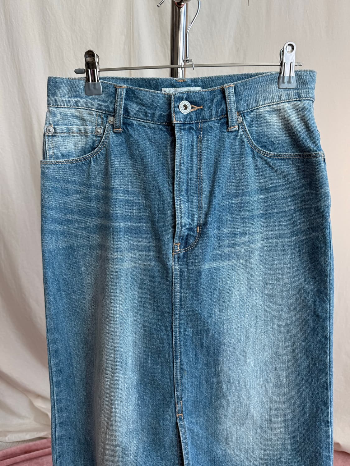 Urban Research 데님 미디 스커트 상품이미지4