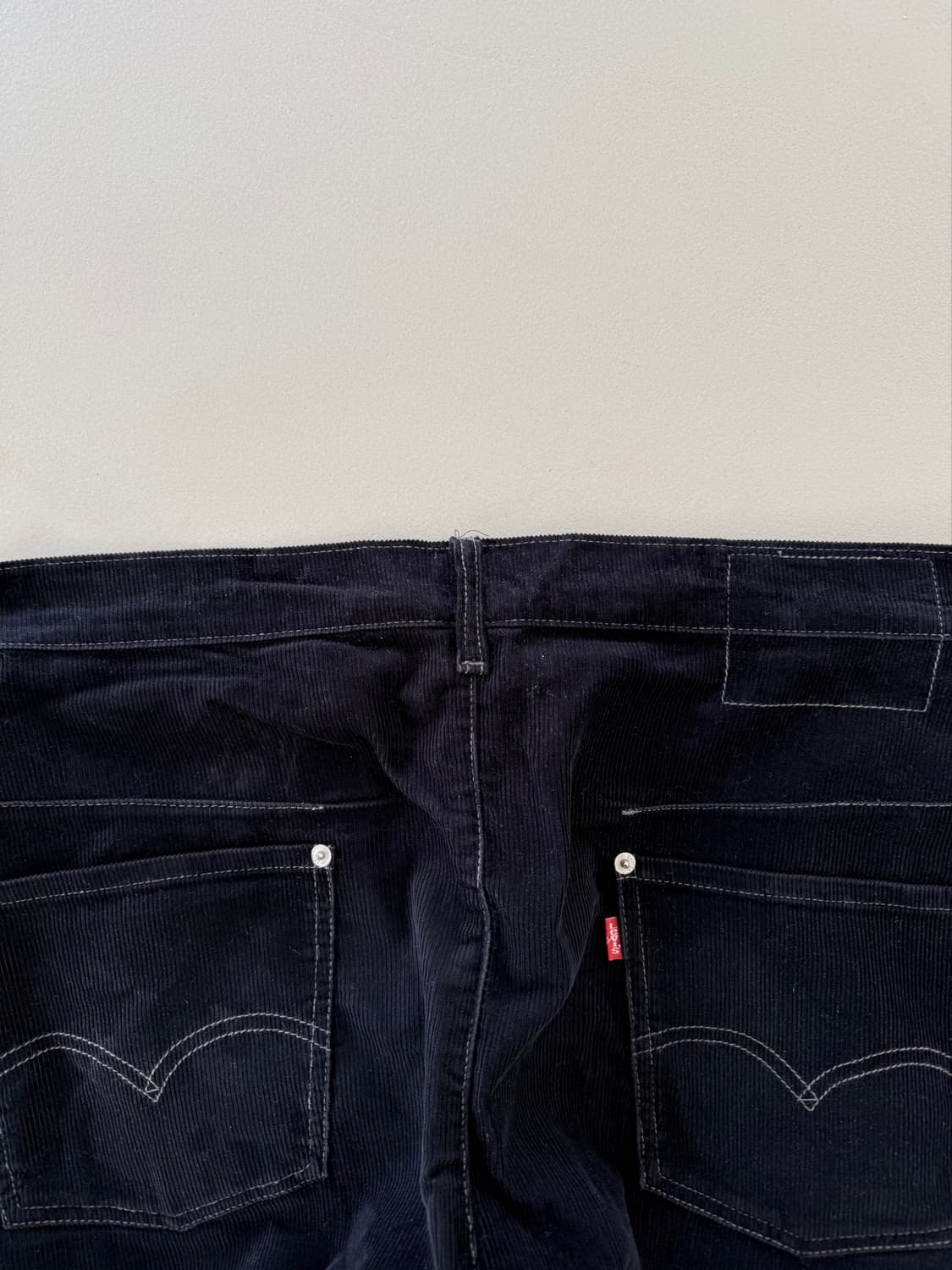 00s Levi’s Engineerd Corduroy Black 상품이미지4
