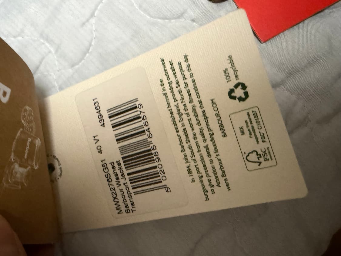 바버 [40] 바버x 프릭스스토어 별주 트랜스포트 자켓 상품이미지7