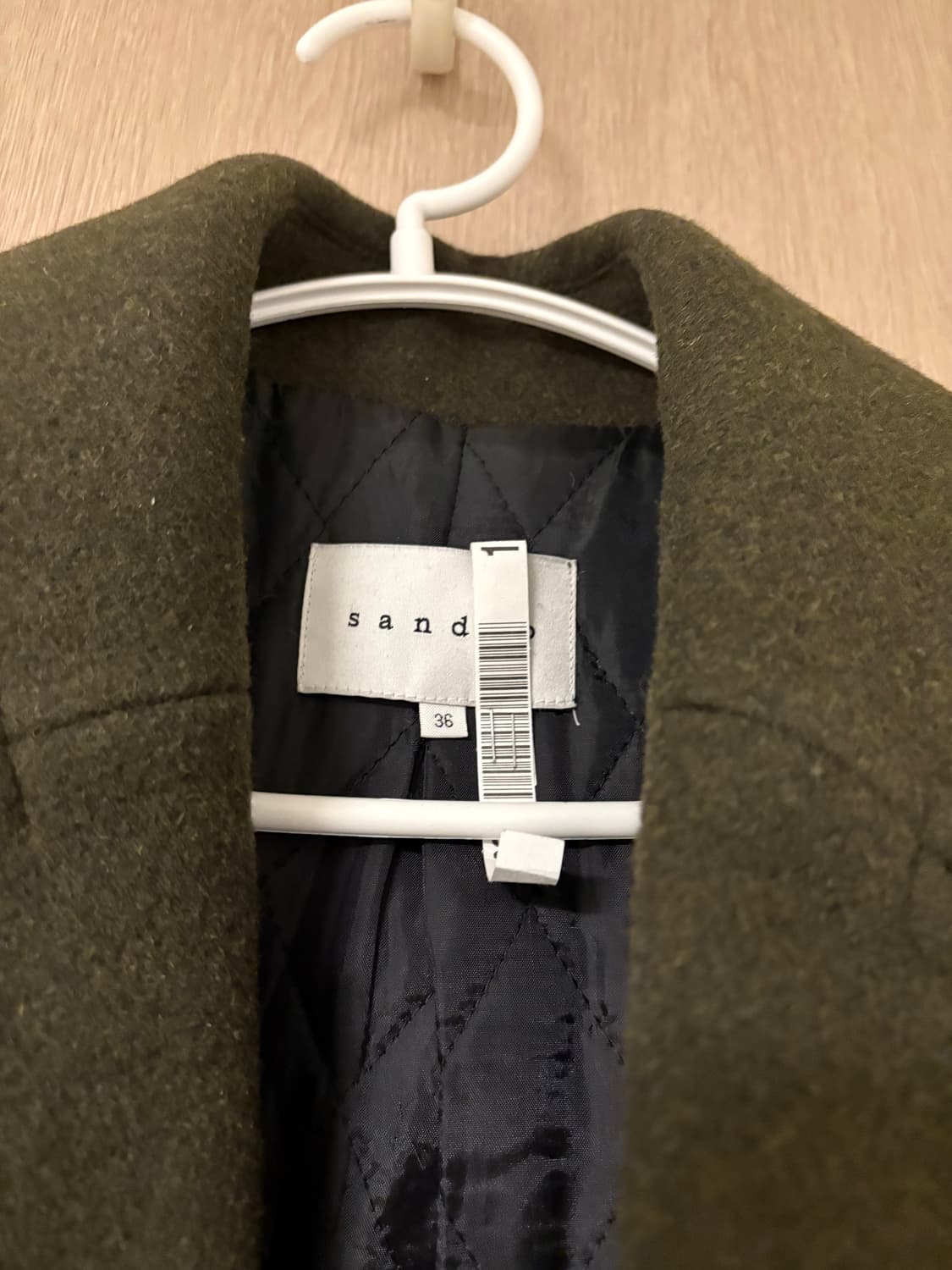 Sandro 울 피코트 카키  상품이미지4