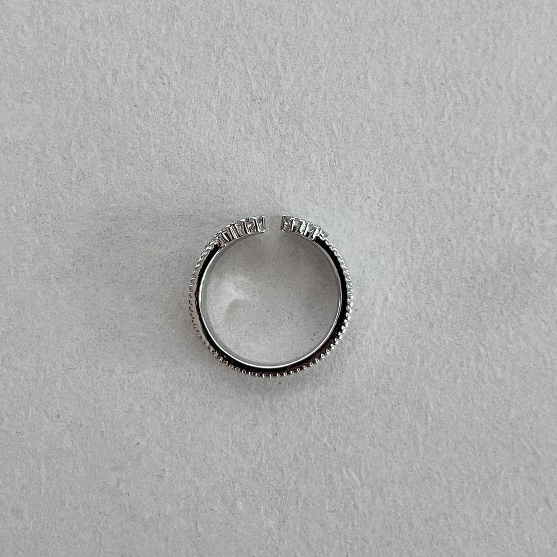 언발란스 큐빅 반지 상품이미지6