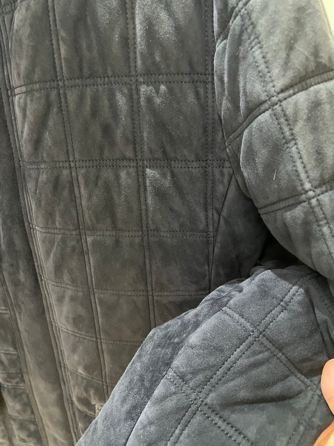 갤럭시(Galaxy) 수젤로 천연 염소가죽 퀼팅 자켓 (100) 상품이미지9