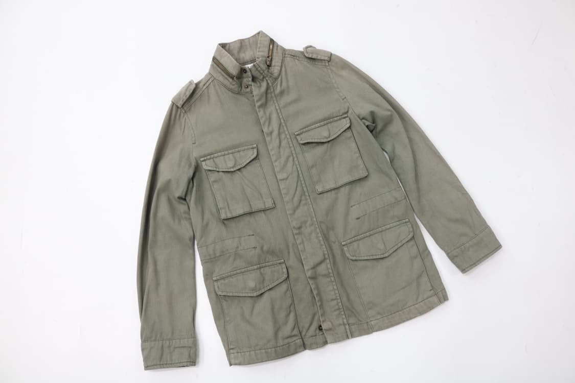 BAYFLOW 베이플로우 빈티지 헤링본 카키 M-65 필드 자켓 (2) 상품이미지2