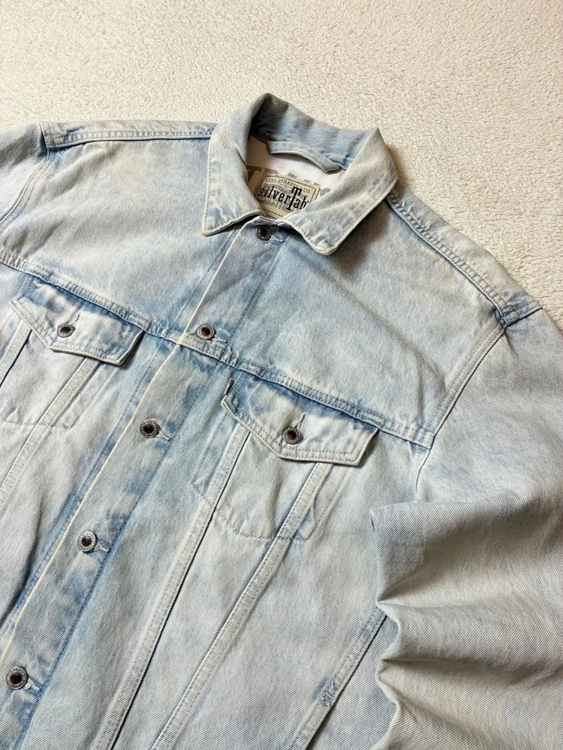 리바이스 실버탭 아이스 데님 트러커 자켓 PN7834 상품이미지3