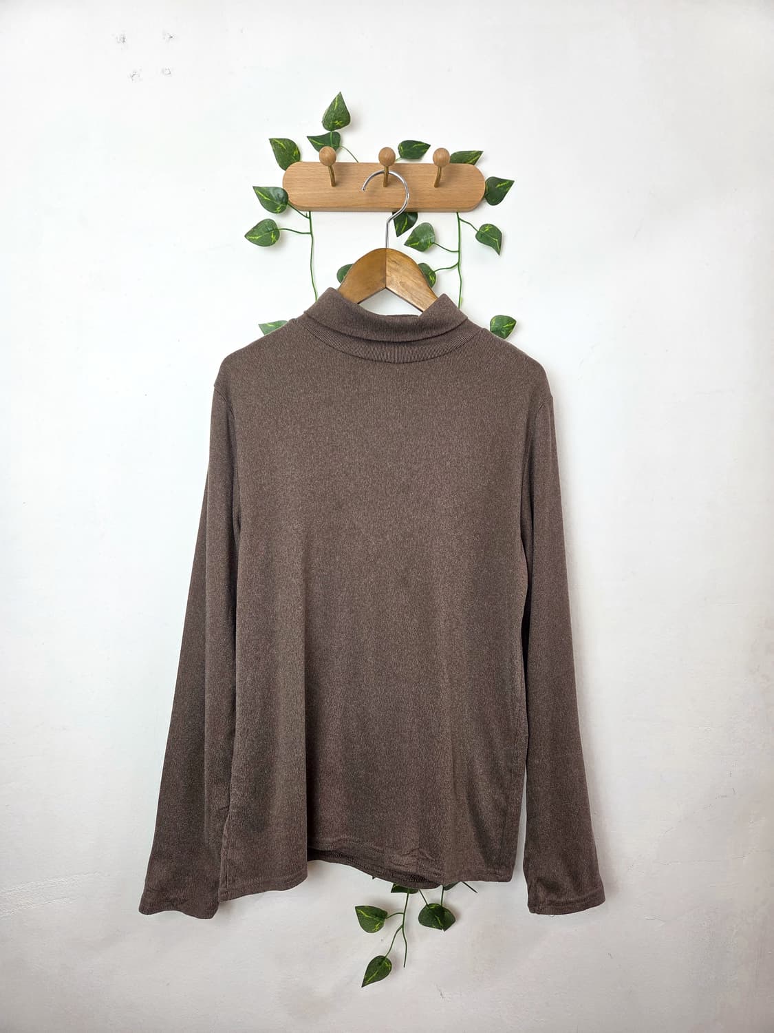 초코브라운 목폴라 슬리브 상품이미지1