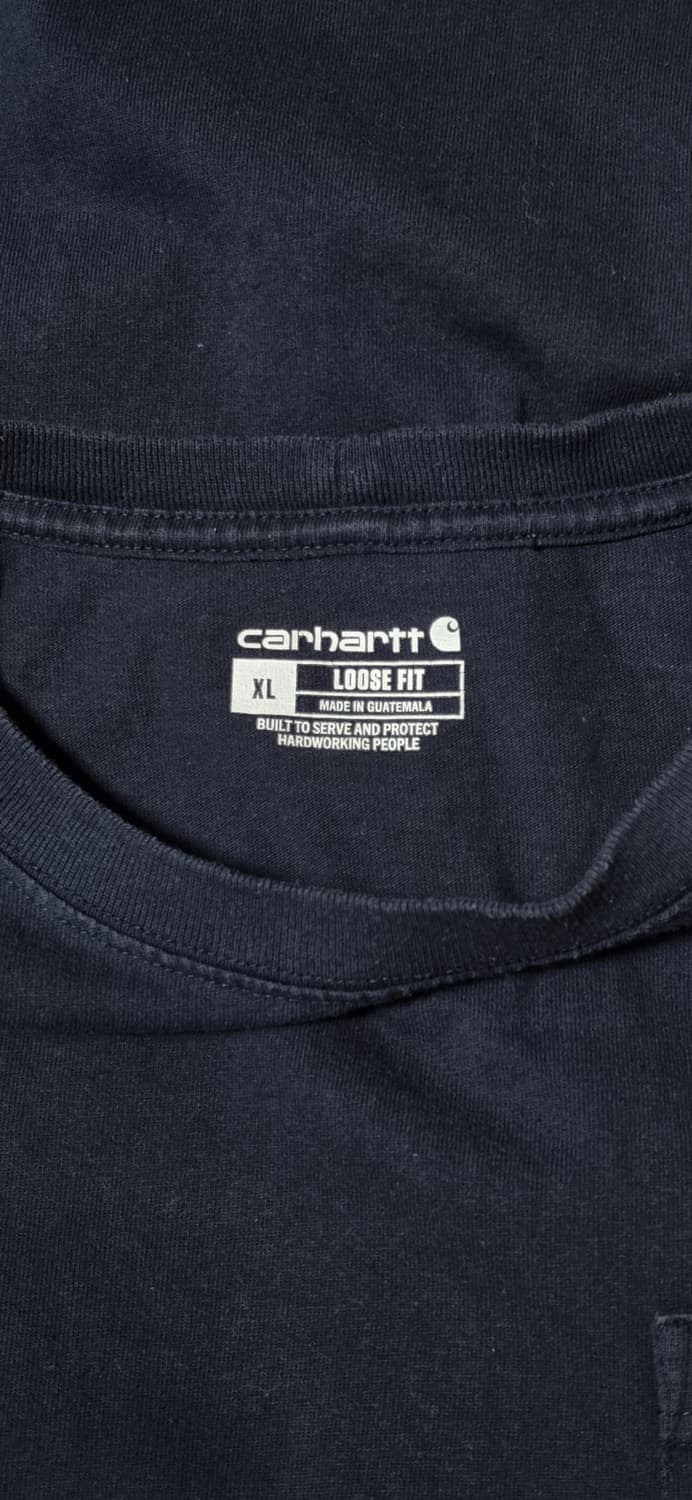 칼하트 포켓 반팔티 루즈핏 네이비 XL 상품이미지3