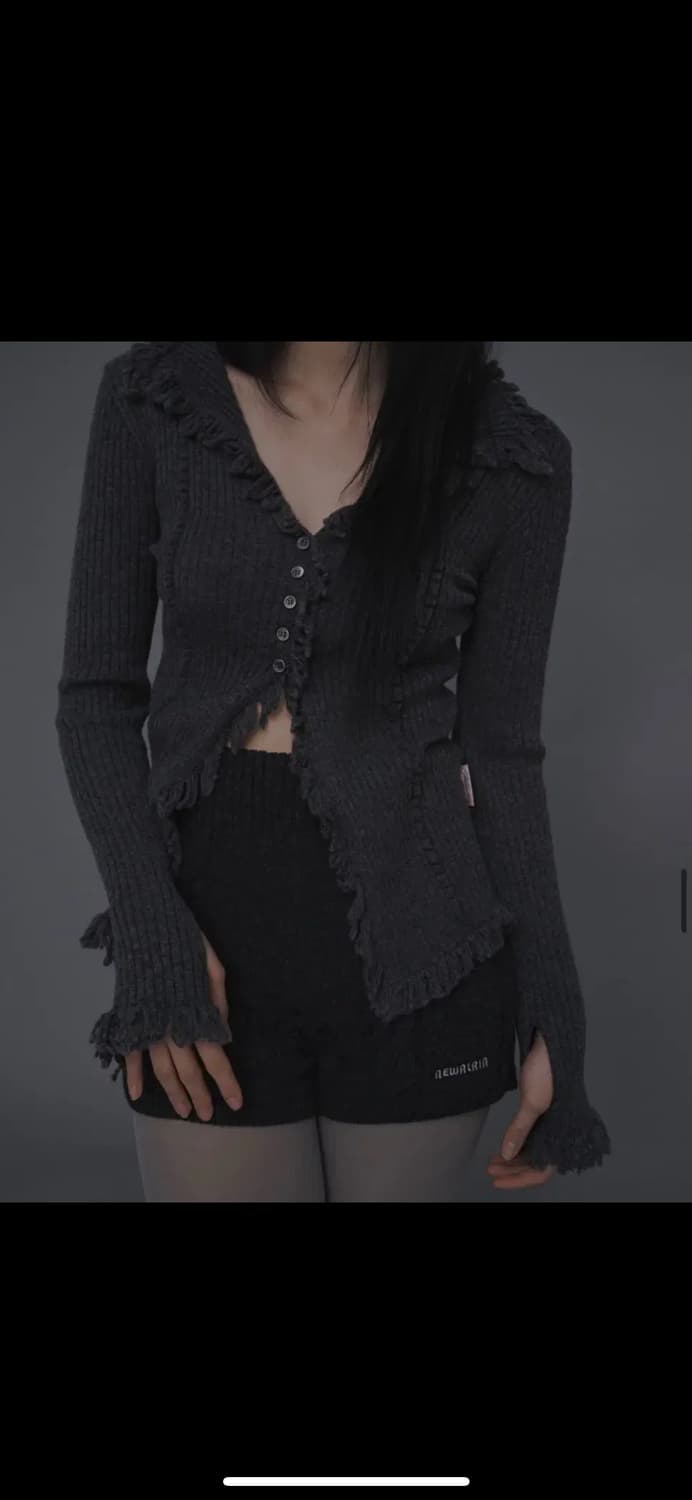 뉴얼린 보헤미안 태슬 니트 가디건  상품이미지3