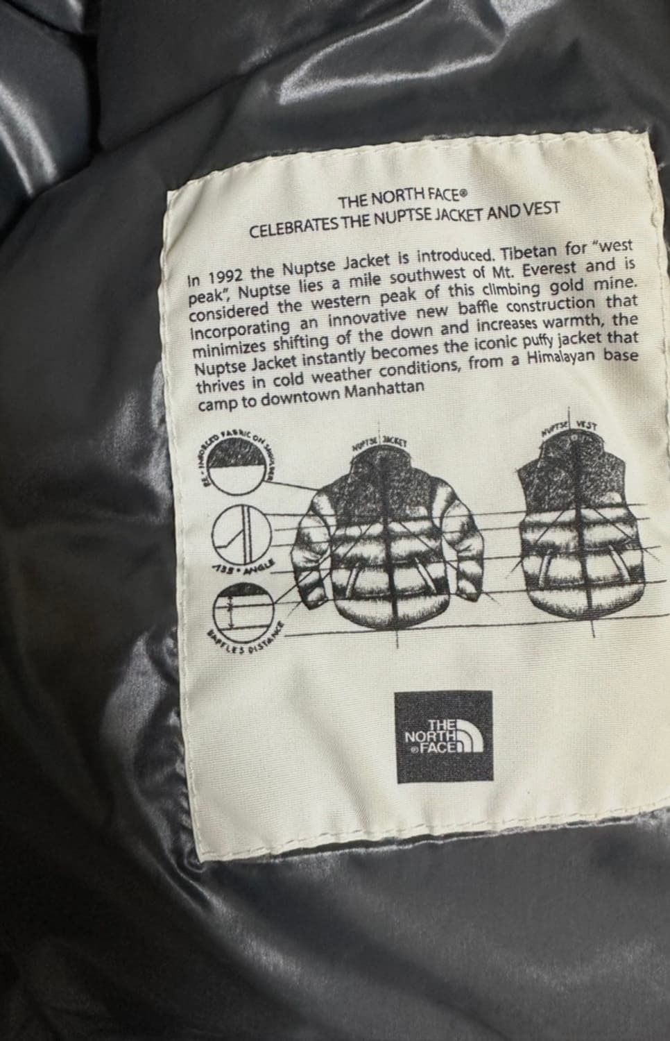 노스페이스 눕시 1992 카니예웨스트 패딩 M 상품이미지3