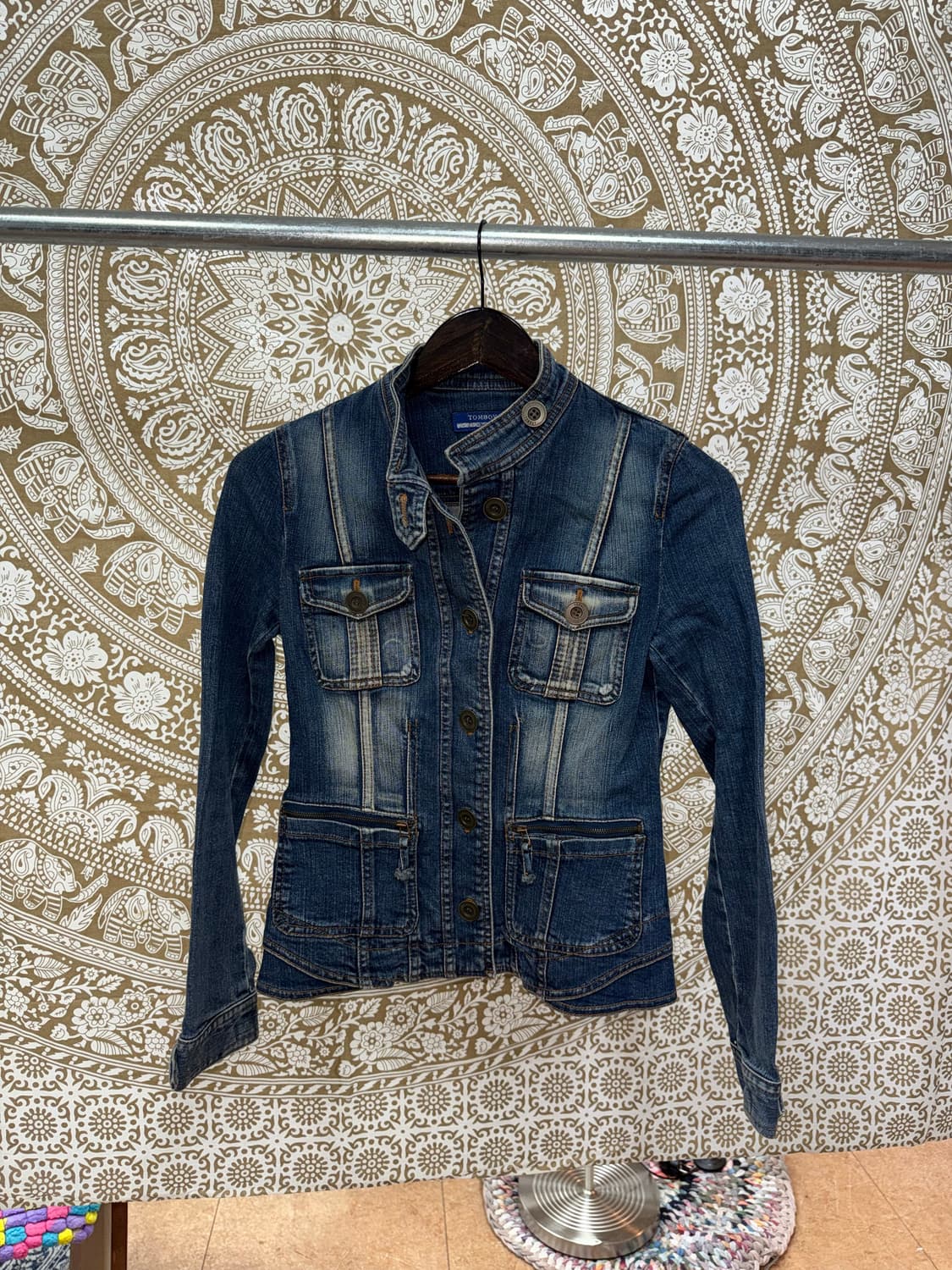 톰보이 여성 슬림핏 멀티포켓 데님자켓  상품이미지3