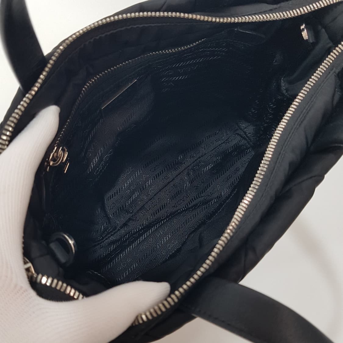 프라다 리나일론 패딩 토트 크로스백 1BG373 상품이미지9