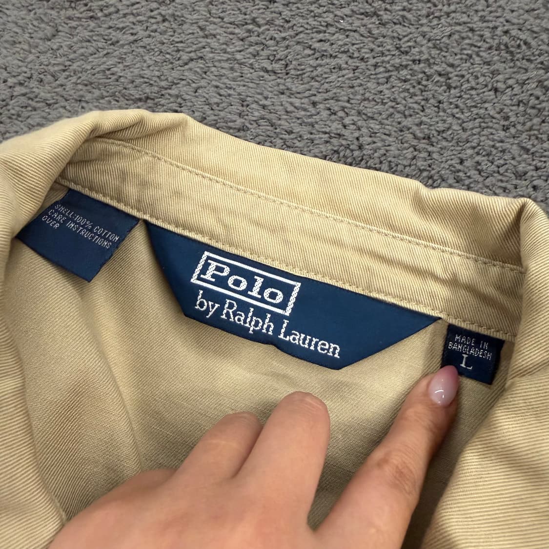 [ 정품/L ] 폴로랄프로렌 블루종 헤링턴 워크 자켓 상품이미지4