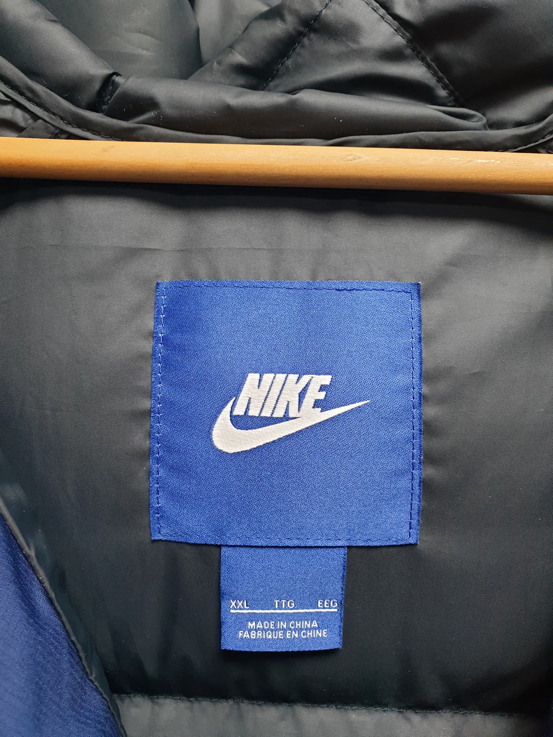 [xxl/110] 나이키 후드 경량패딩 점퍼 네이비 상품이미지7