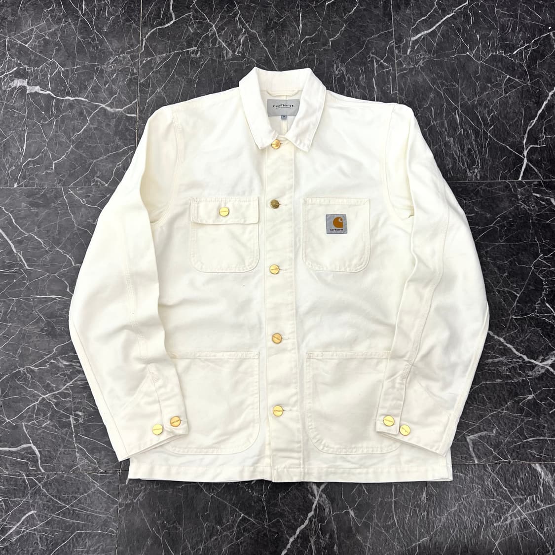 칼하트 WIP 코튼 디어본 캔버스 미시건 워크자켓 상품이미지1
