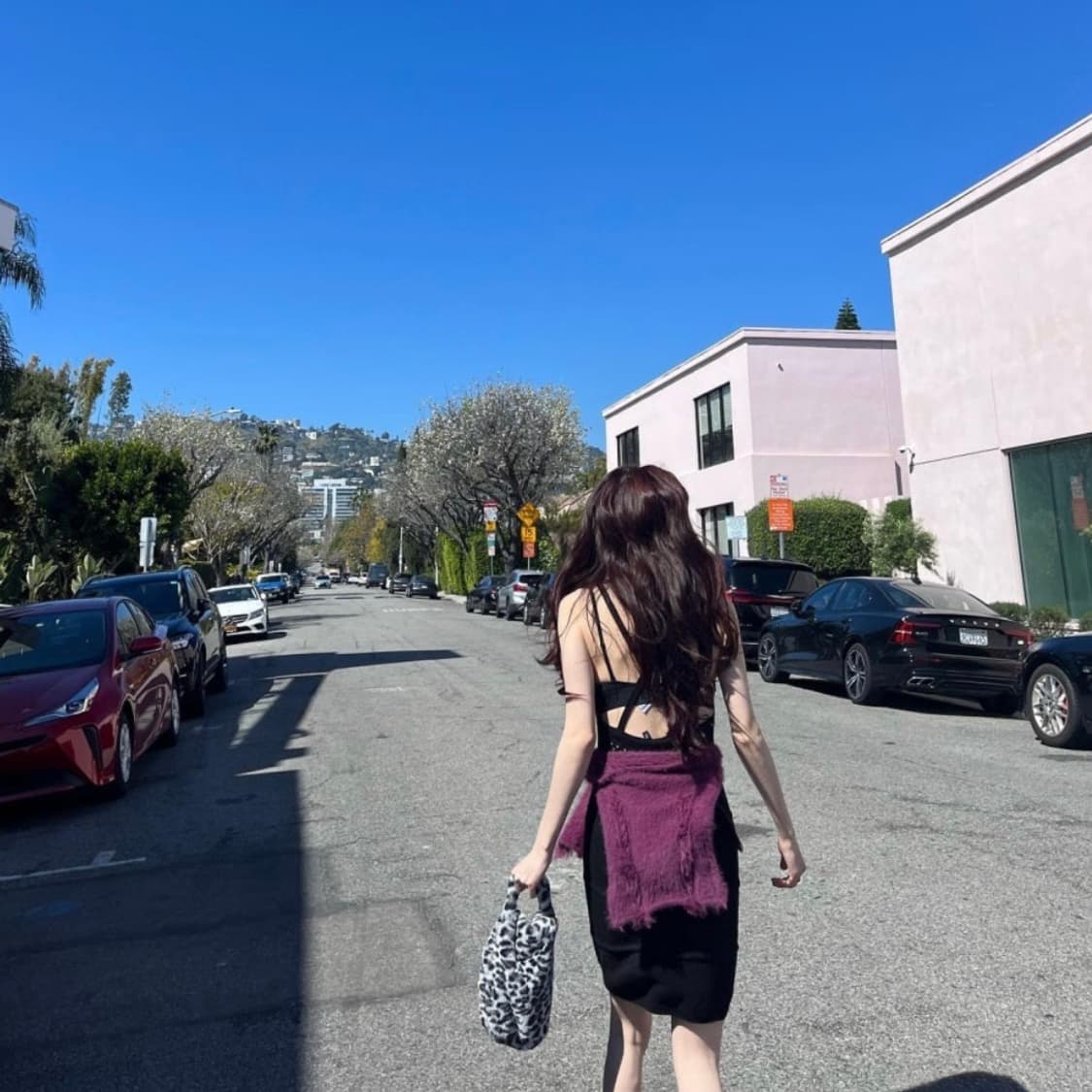 EMIS 이미스 레오파드 퍼 미니백 그레이 레오파드 상품이미지2