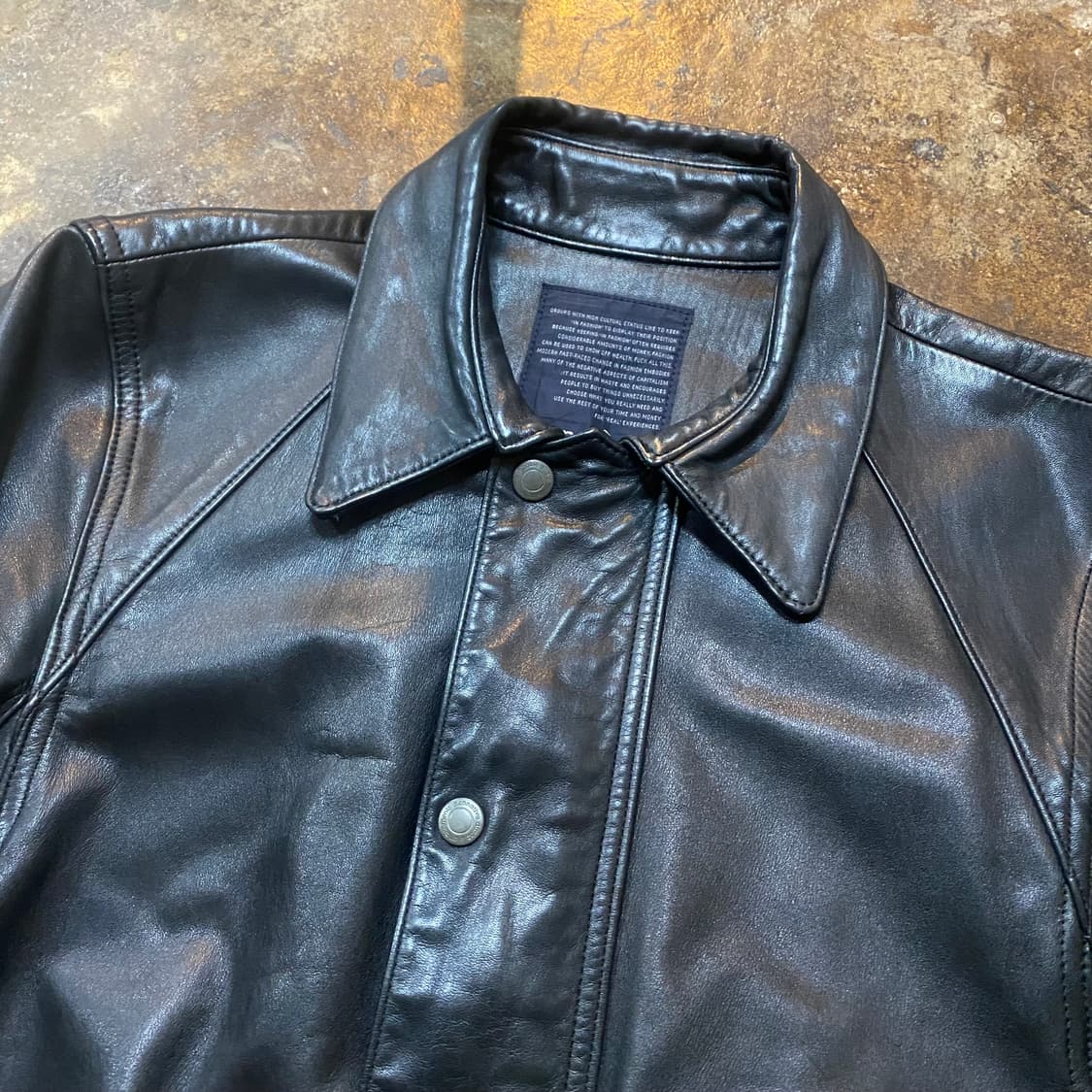 (2) 논네이티브 A-2 가죽 자켓 상품이미지2