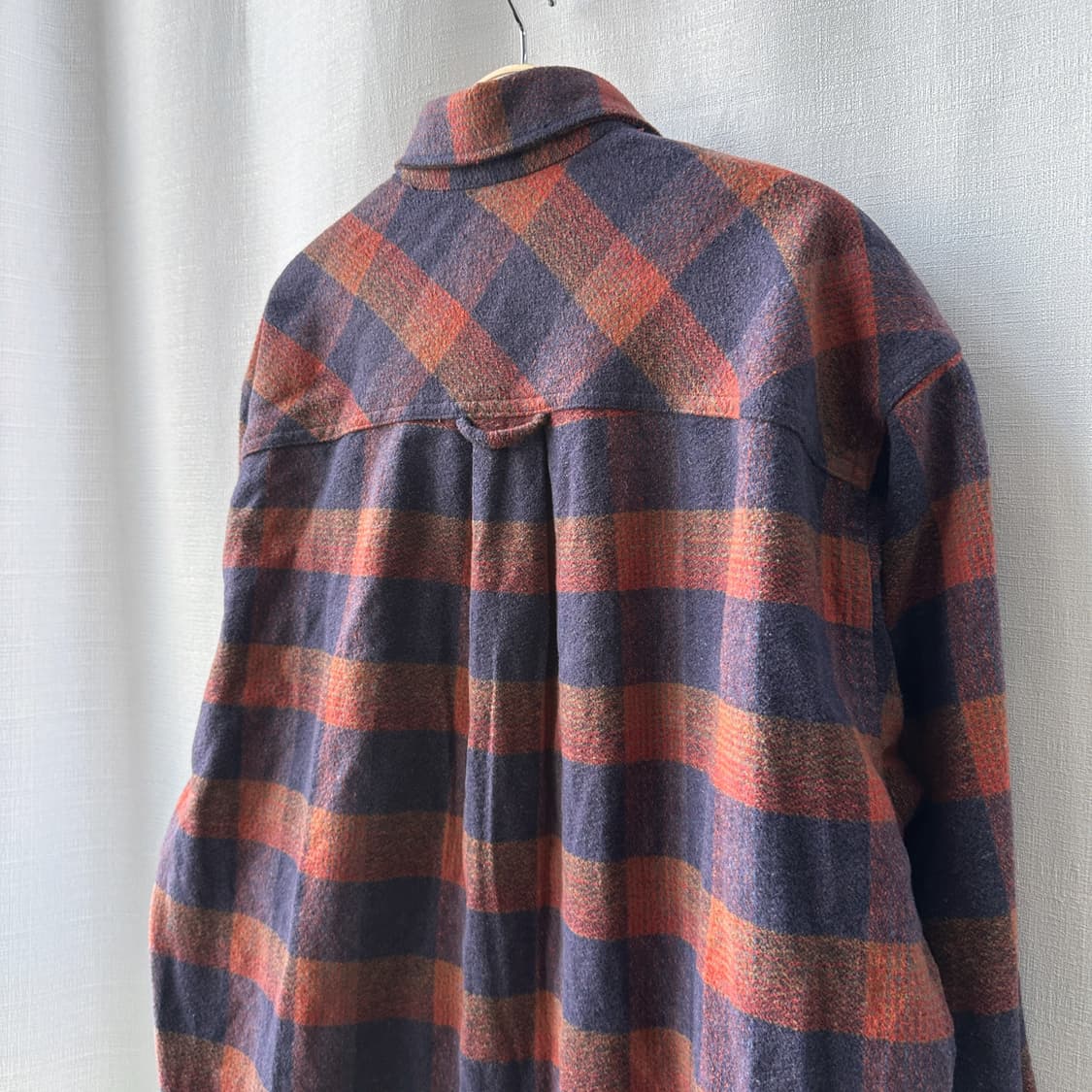 말보로 클래식 90s 빈티지 플란넬 체크 셔츠  상품이미지9