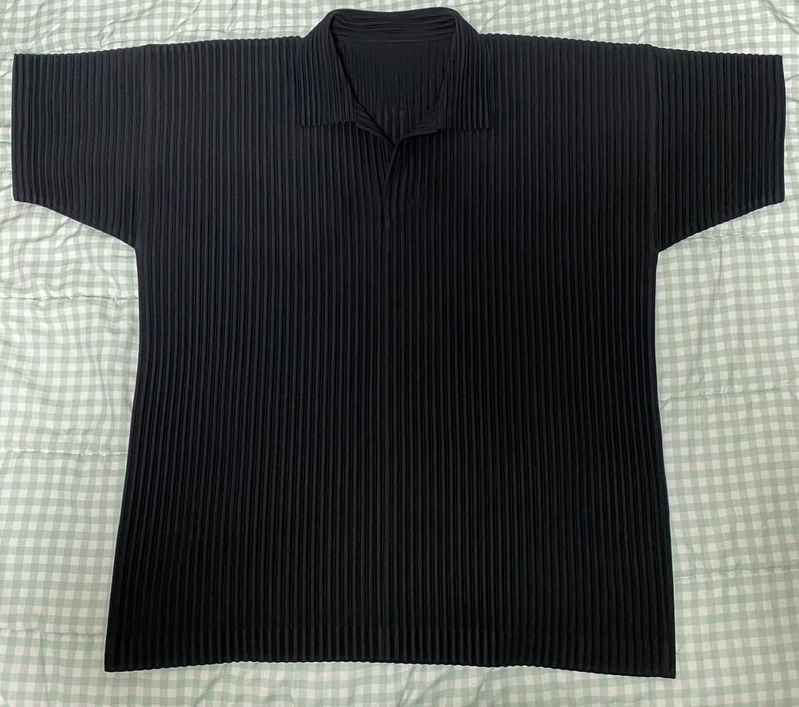 옴므플리세 베이직 카라티 블랙 4 상품이미지2